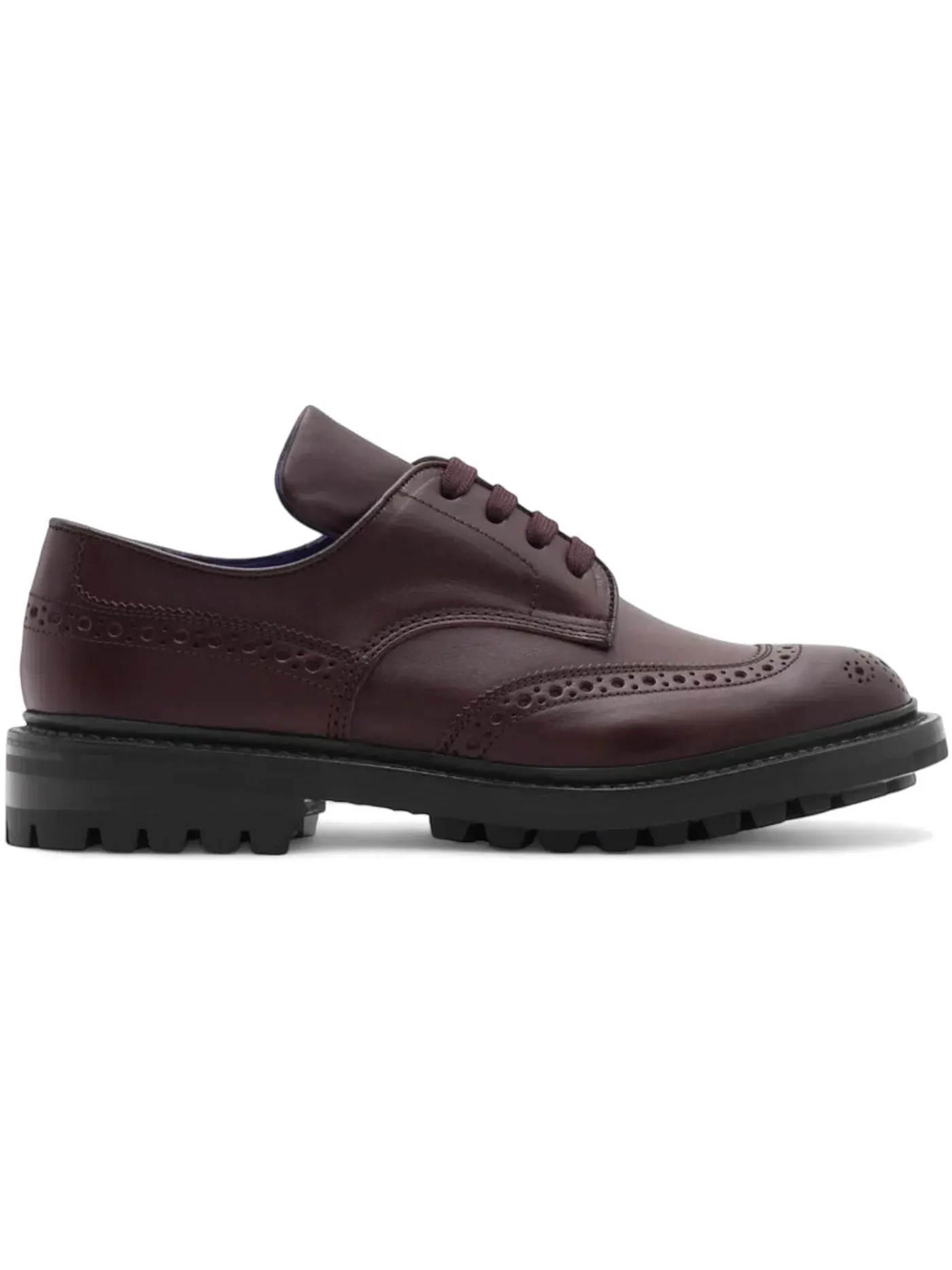 Мужские оксфорды из кожи с принтом Burberry Tricker's Leather Devon Brogues Burberry
