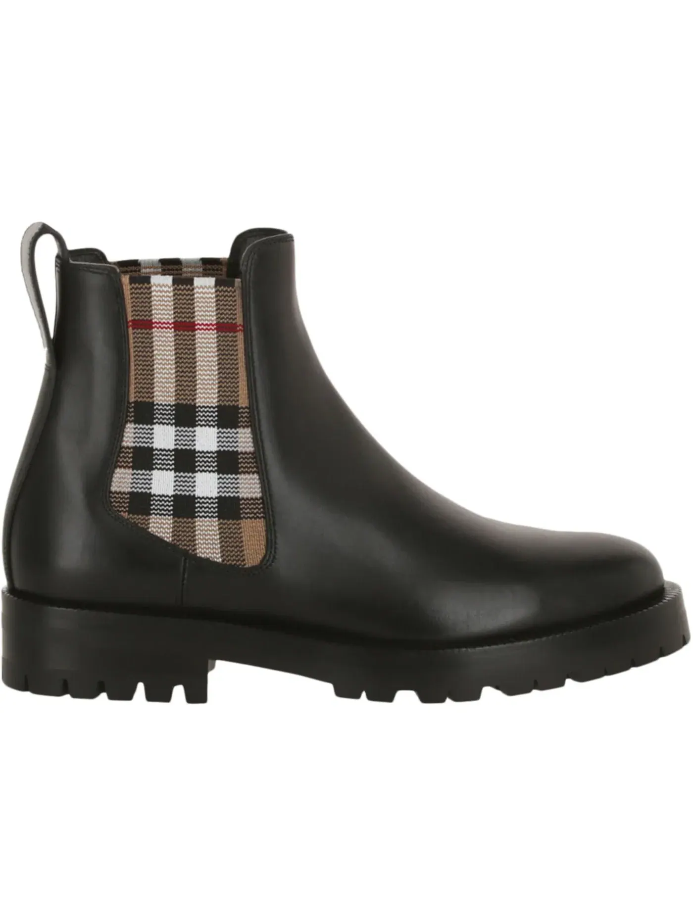 Женские ботинки челси с принтом Burberry Vintage Check Chelsea Boots Burberry — изображение 1 из 1, черный бежевый