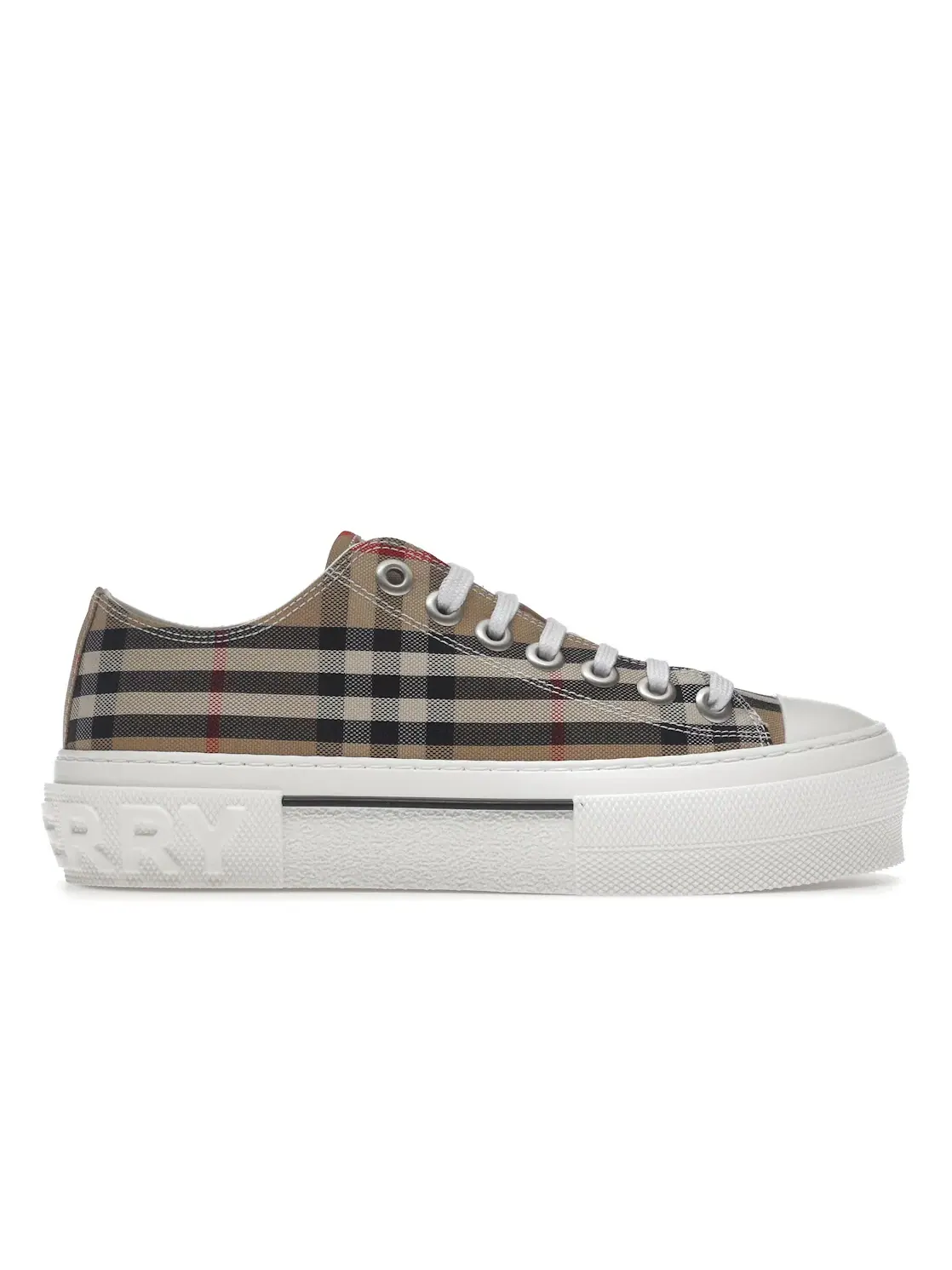 Женские кеды с принтом Burberry Vintage Check Cotton Sneakers Burberry