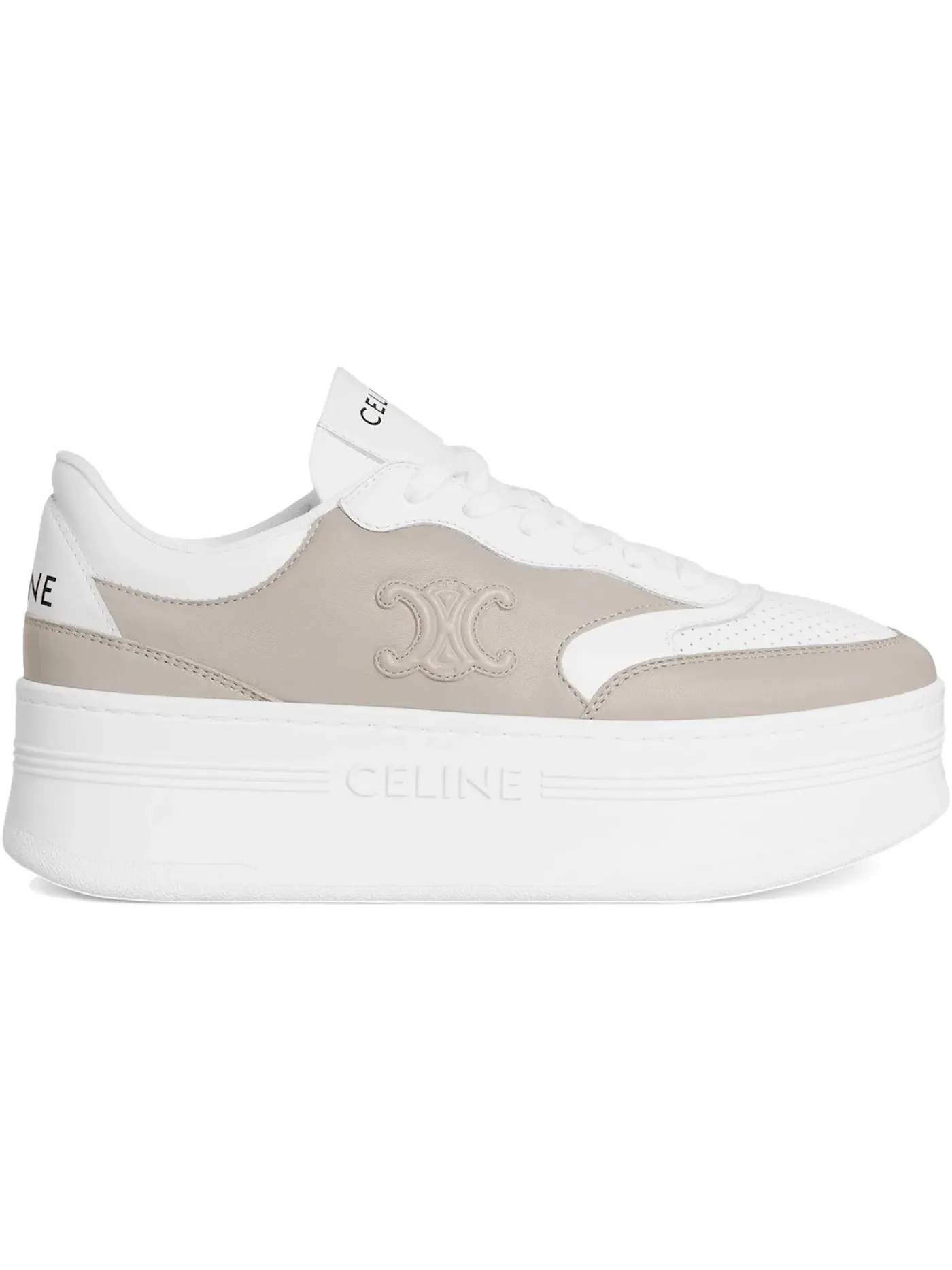 Женские кроссовки Celine Block Sneaker — изображение 1 из 1, серый/белый