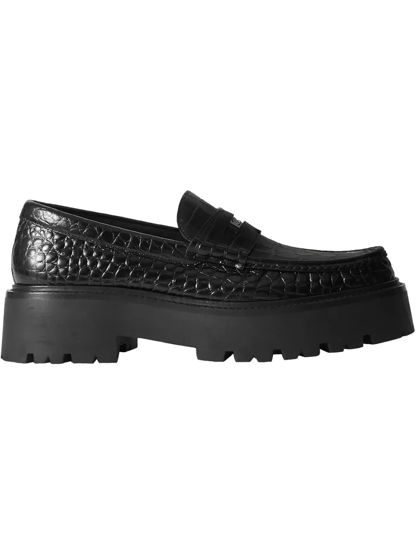 Мужские лоферы на толстой подошве Celine Chunky Penny Loafer Celine — изображение 1 из 1, черный