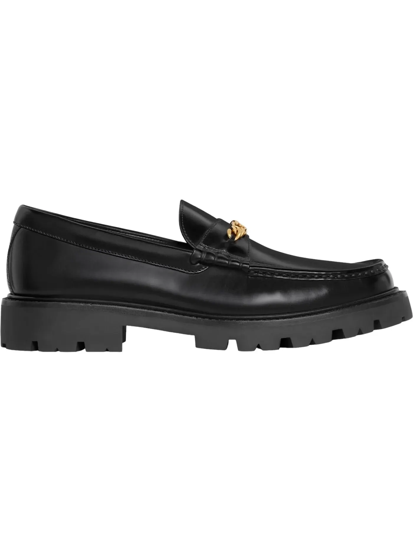 Мужские лоферы с цепочкой Celine Chunky Triomphe Loafer Celine — изображение 1 из 1, черный