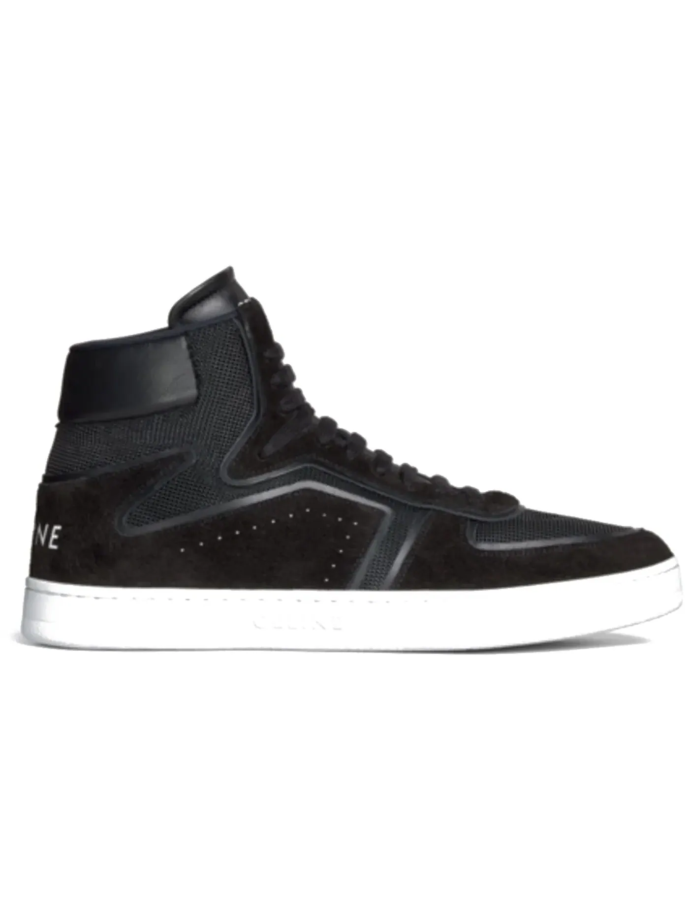 Мужские высокие кроссовки Celine CT-01 Z Trainer High Top Sneakers — изображение 1 из 1, черный/белый