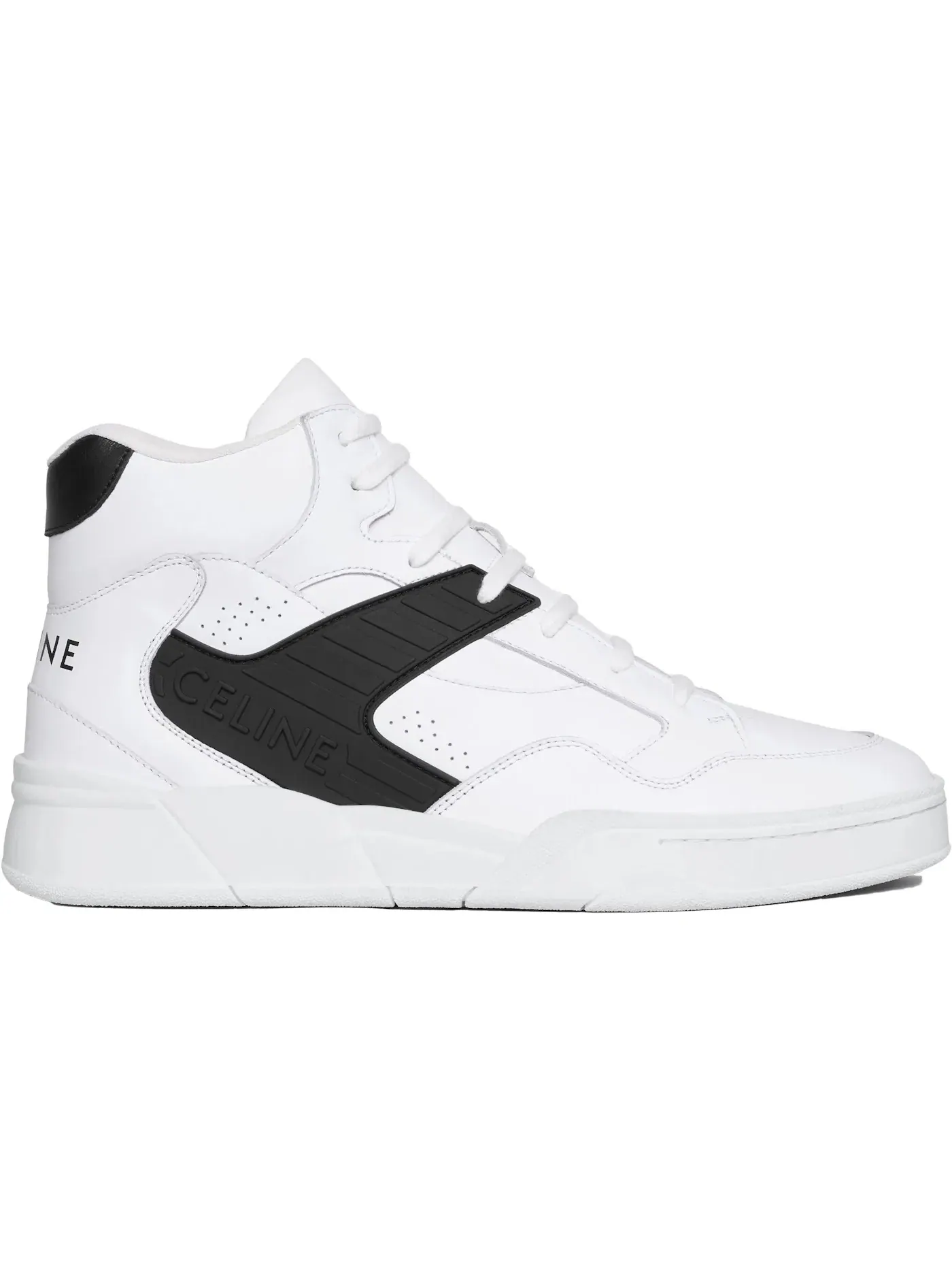 Мужские кроссовки высокие Celine CT-06 High Top Celine — изображение 1 из 1, белый/черный