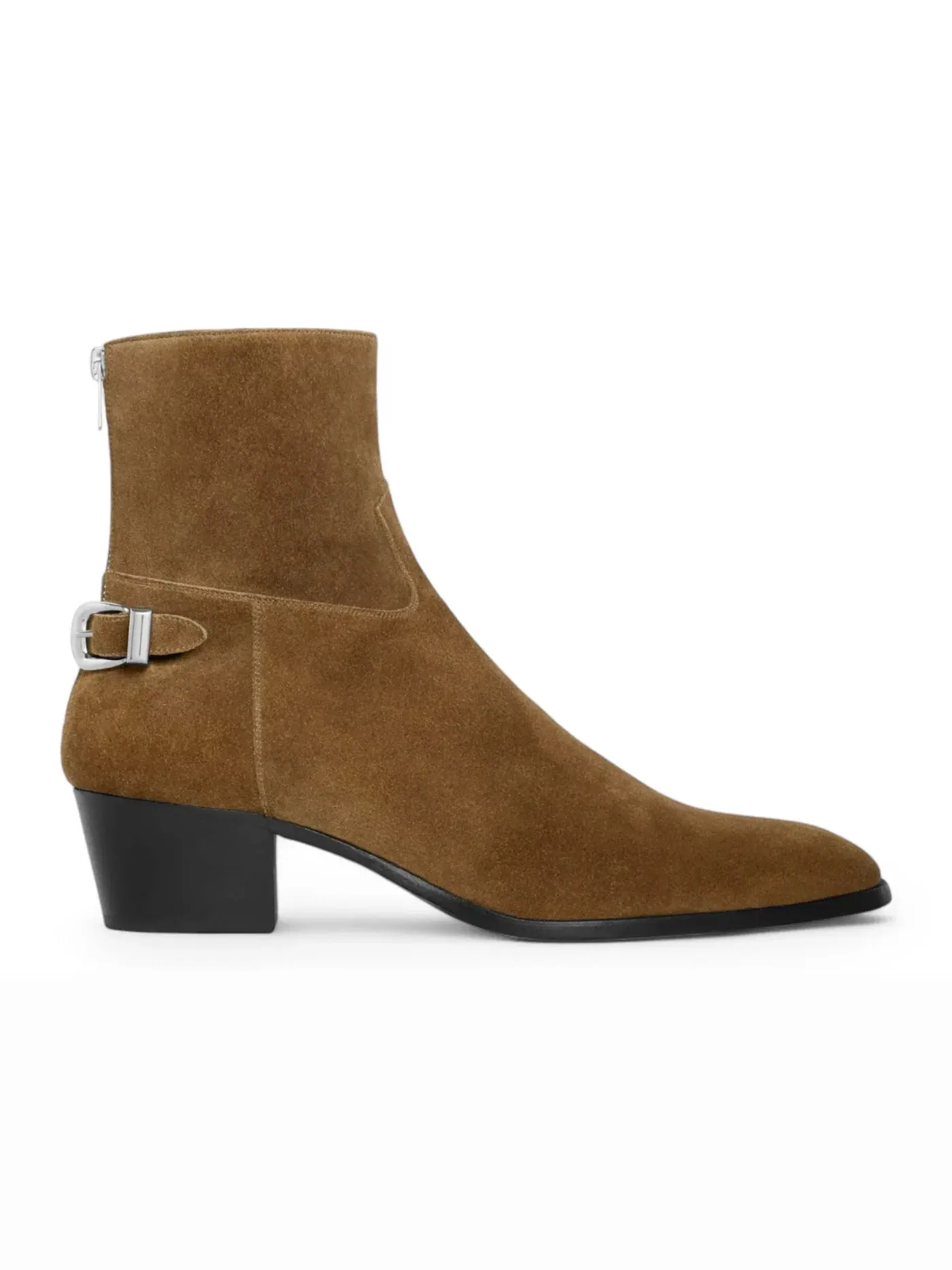 Мужские ботинки с молнией и пряжкой Celine Drugstore Back Buckle Zipped Boot — изображение 1 из 1, тауп