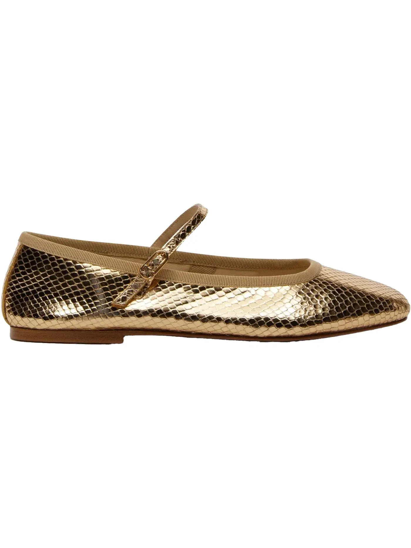 Женские балетки Mary Jane Ballerina Les Ballerines Celine — изображение 1 из 1, светлый золотистый