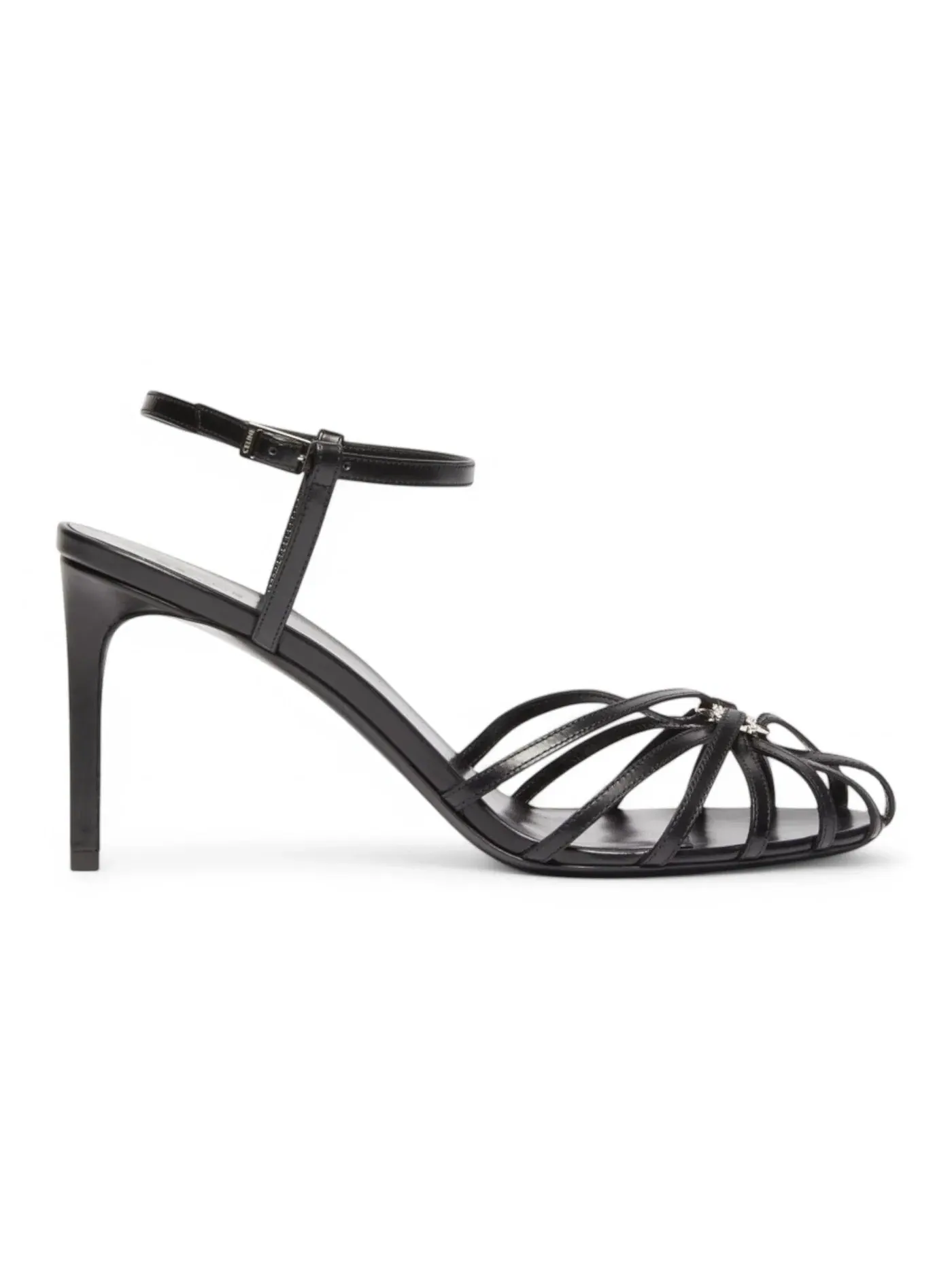Женские туфли на каблуке Celine Triomphe Sandal — изображение 1 из 1, черный