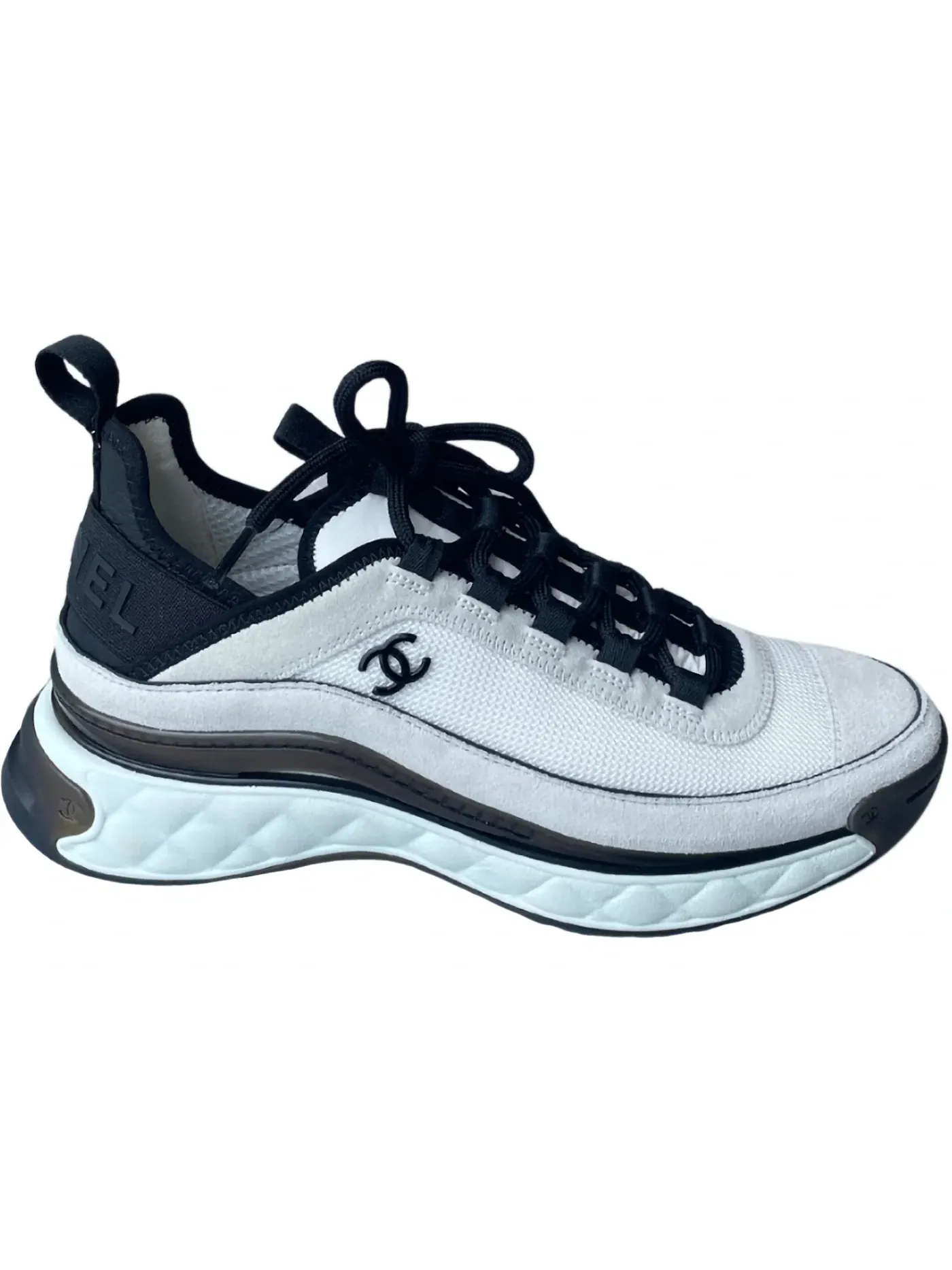 Женские кроссовки замшевые Chanel Suede Trainer Chanel