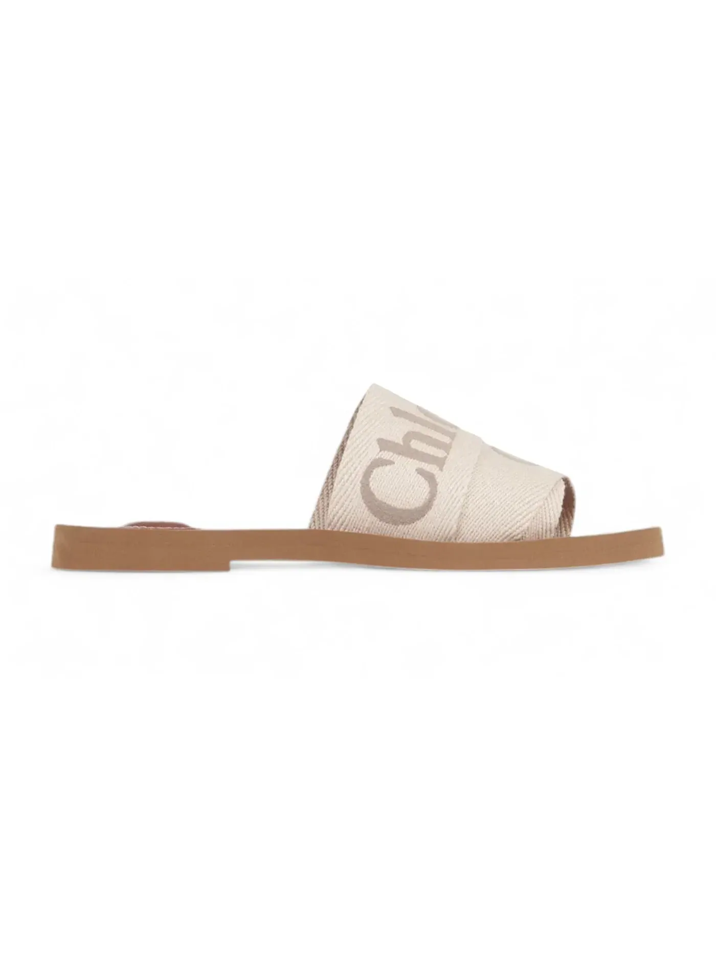Женские мюли Chloe Woody Flat Mule — изображение 1 из 1, бежевый