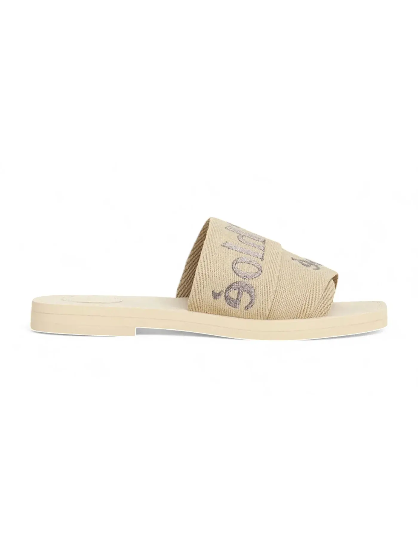 Женские мюли Chloe Woody Mule — изображение 1 из 1, бежевый