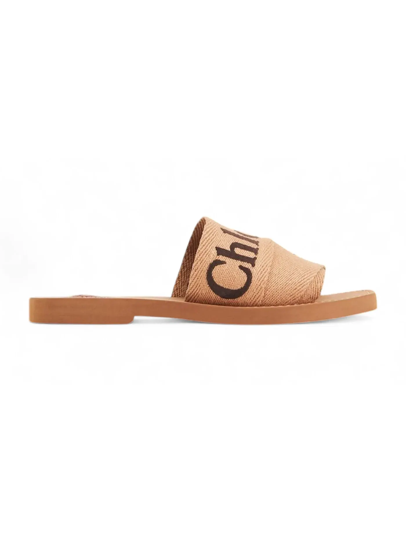 Женские мюли Chloe Woody Mule Chloe — изображение 1 из 1, бежевый/коричневый