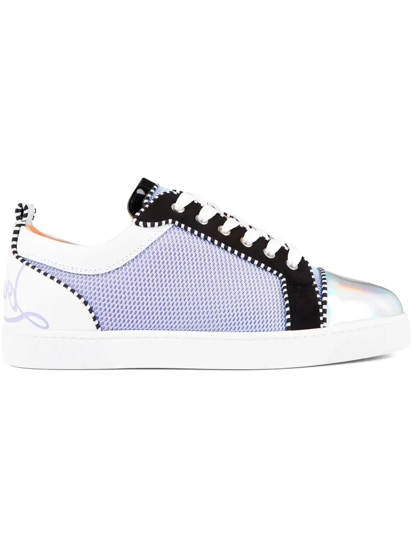 Мужские кроссовки с принтом Christian Louboutin Fun Louis Junior Flat — изображение 1 из 1, мульти