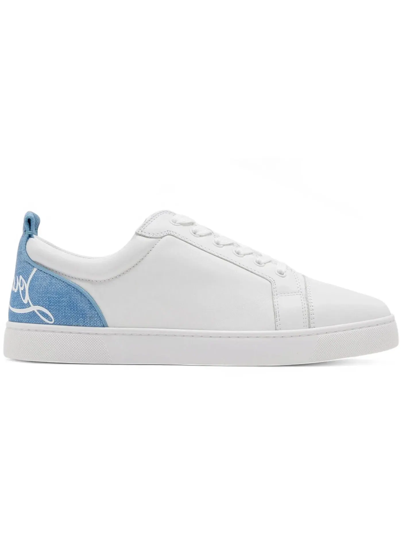 Мужские кроссовки с принтом Fun Louis Junior Christian Louboutin — изображение 1 из 1, белый