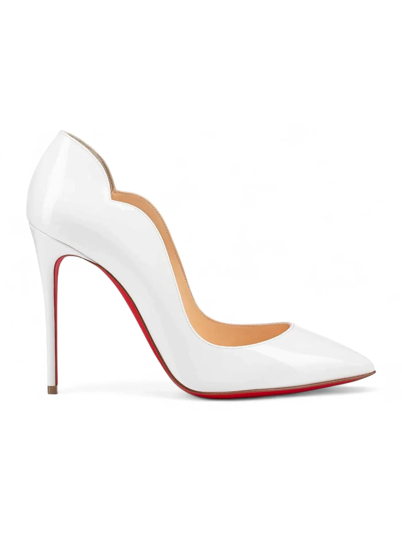 Женские туфли-лодочки на каблуке Christian Louboutin Hot Chick — изображение 1 из 1, белый