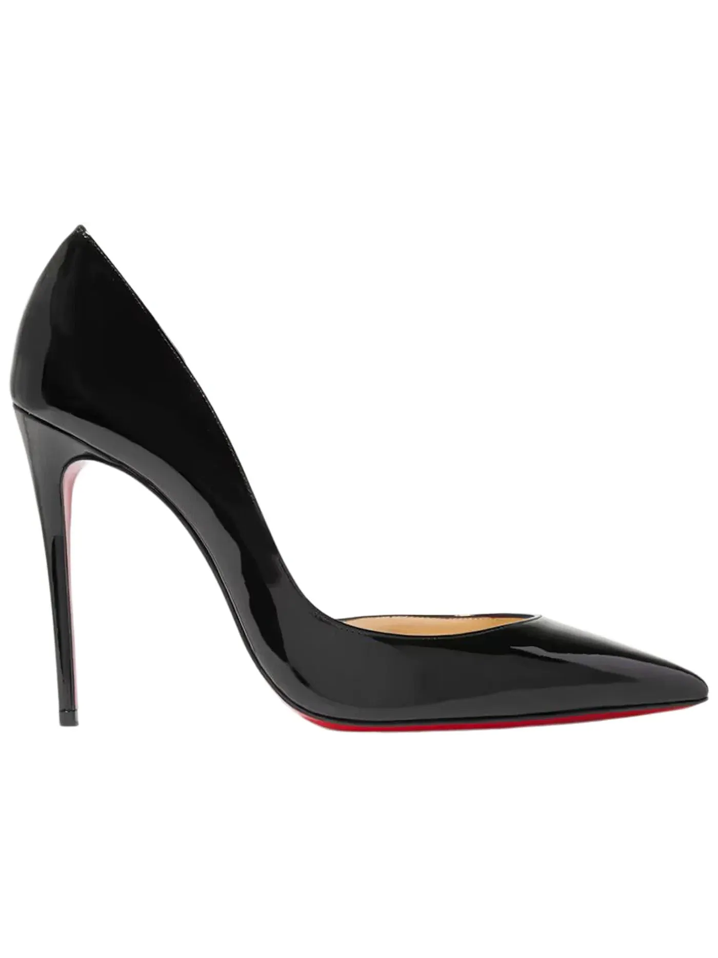 Женские туфли на каблуке с острым носком Iriza Christian Louboutin — изображение 1 из 2, черный/красный