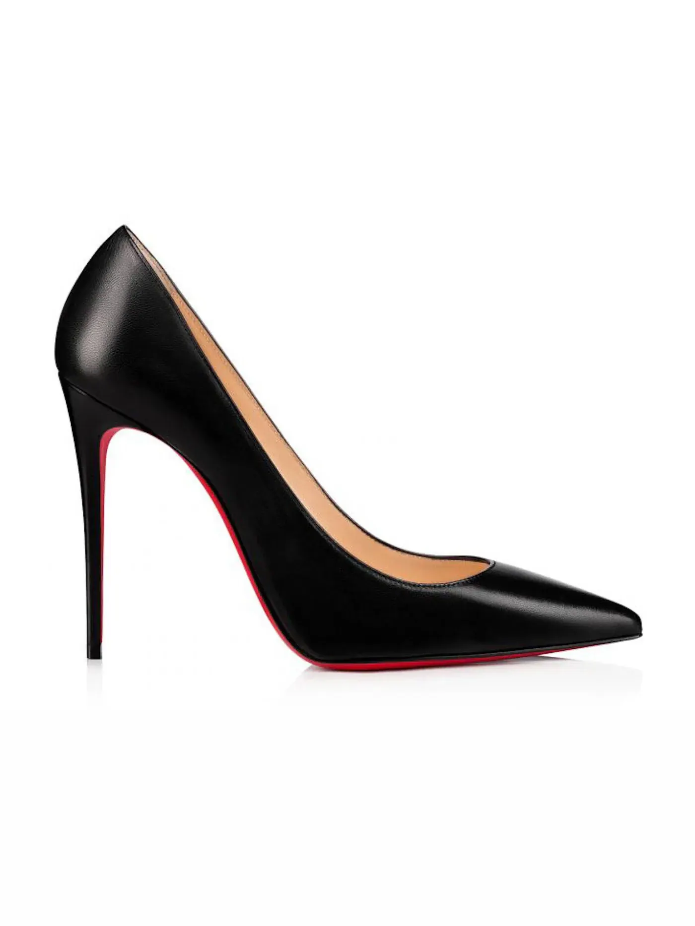 Женские туфли на каблуке с красной подошвой Christian Louboutin — изображение 1 из 2, черный/красный