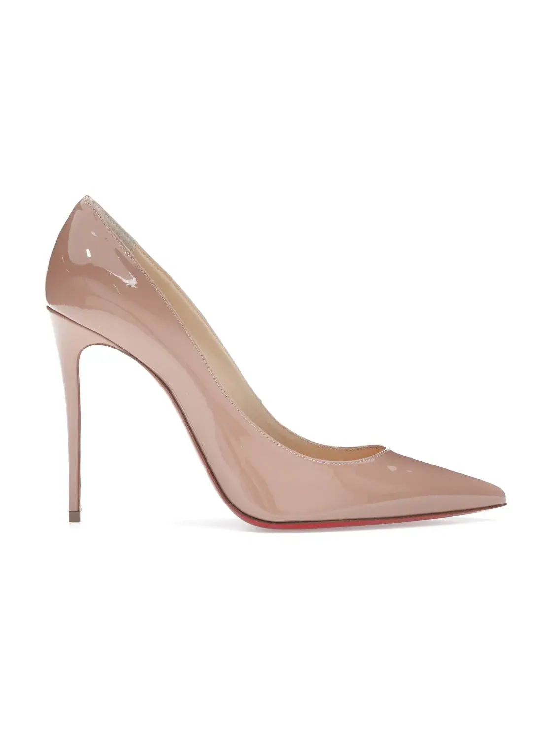 Женские туфли на каблуке с острым носом Christian Louboutin — изображение 1 из 4, красный