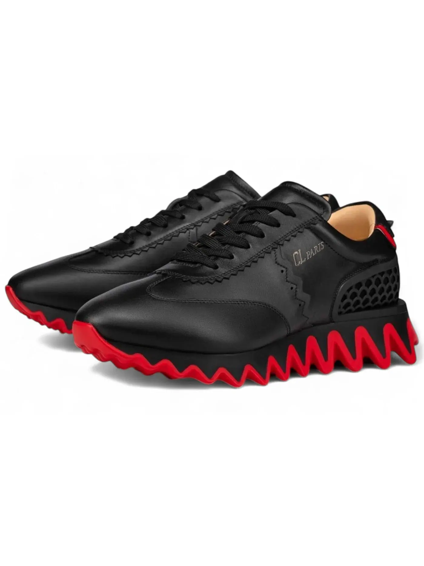 Мужские кроссовки с дизайном Christian Louboutin Loubishark Christian Louboutin — изображение 1 из 1, черный