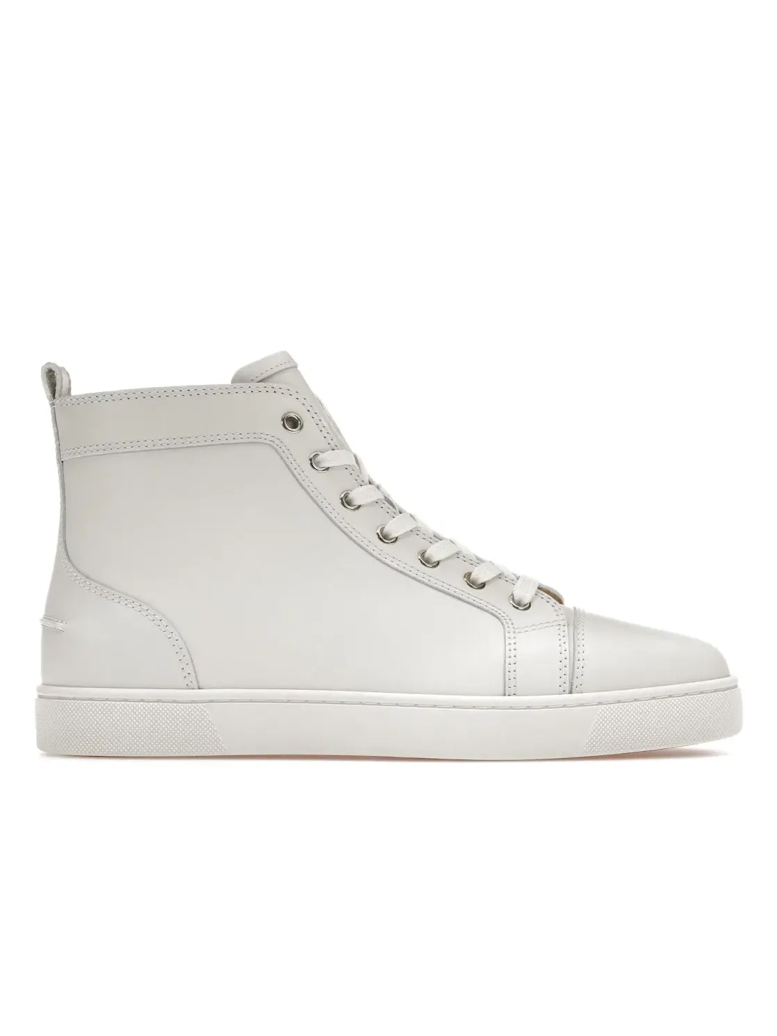Мужские кеды Louis Flat High Christian Louboutin — изображение 1 из 4, белый