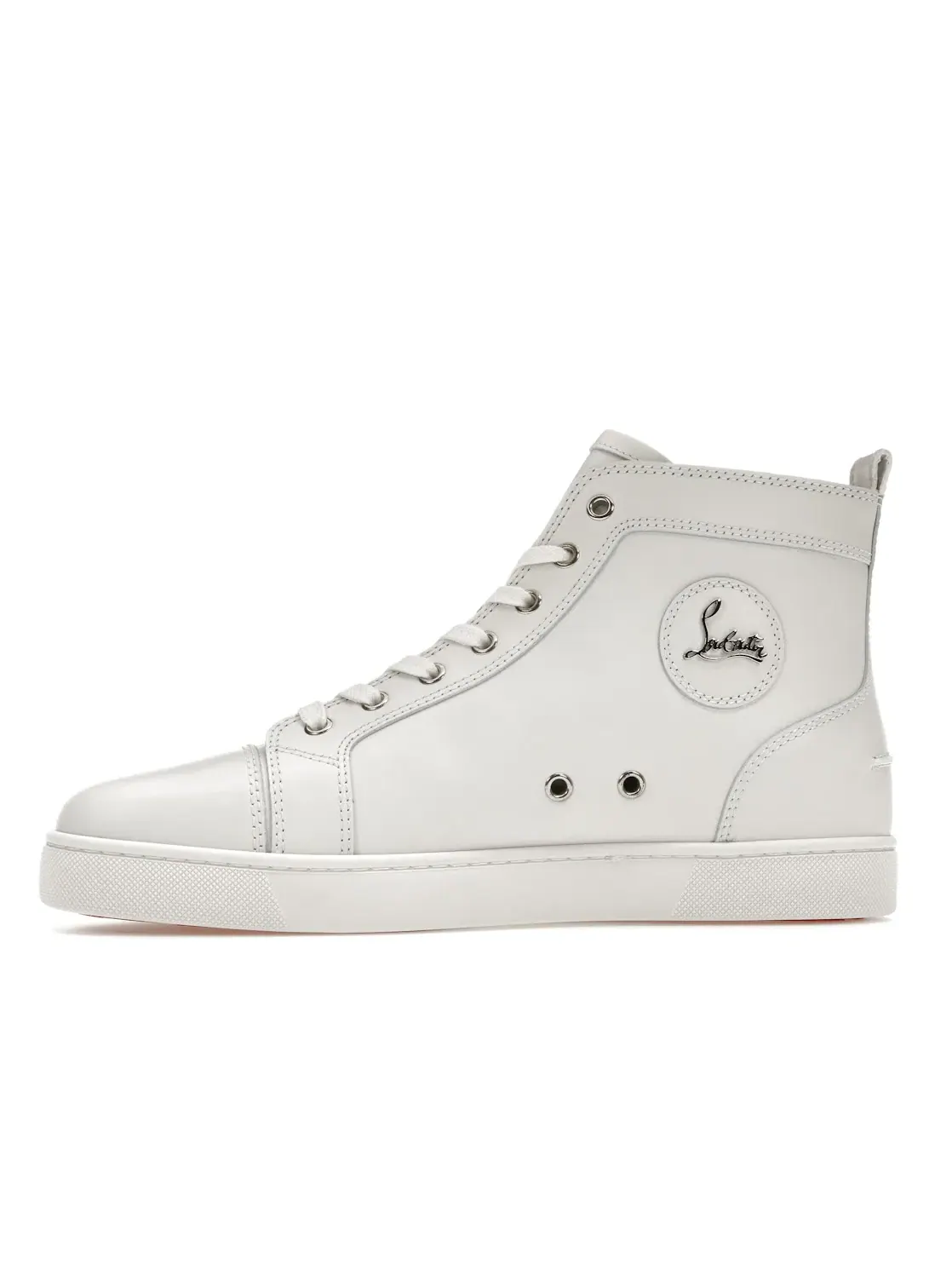 Мужские кеды Louis Flat High Christian Louboutin — изображение 3 из 4, белый