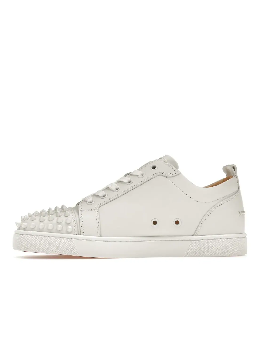 Мужские кроссовки с шипами Christian Louboutin Louis Junior Spikes — изображение 3 из 4, белый