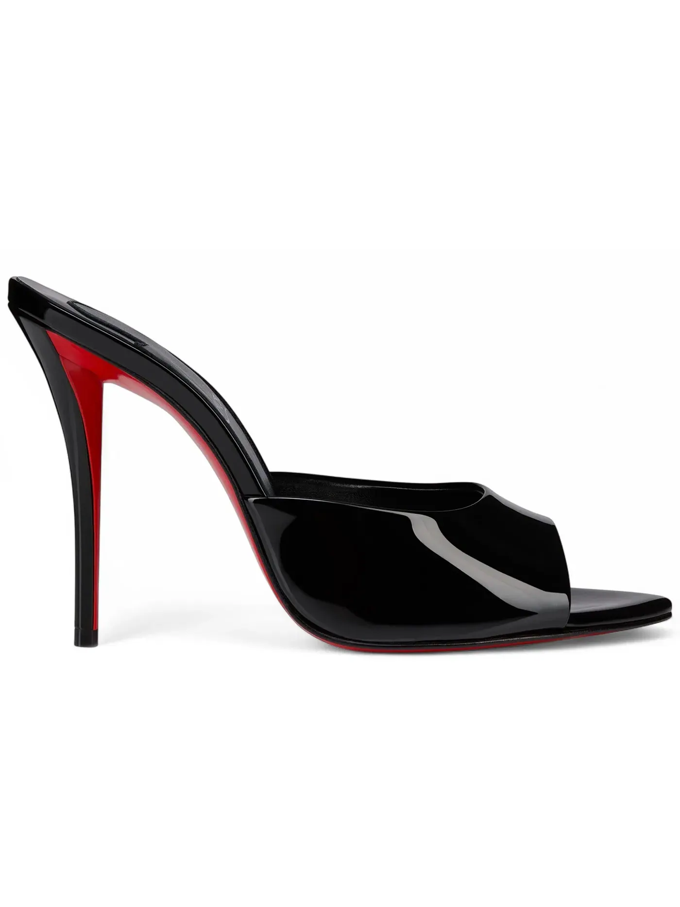 Женские босоножки на каблуке Miss Z Christian Louboutin — изображение 1 из 2, черный
