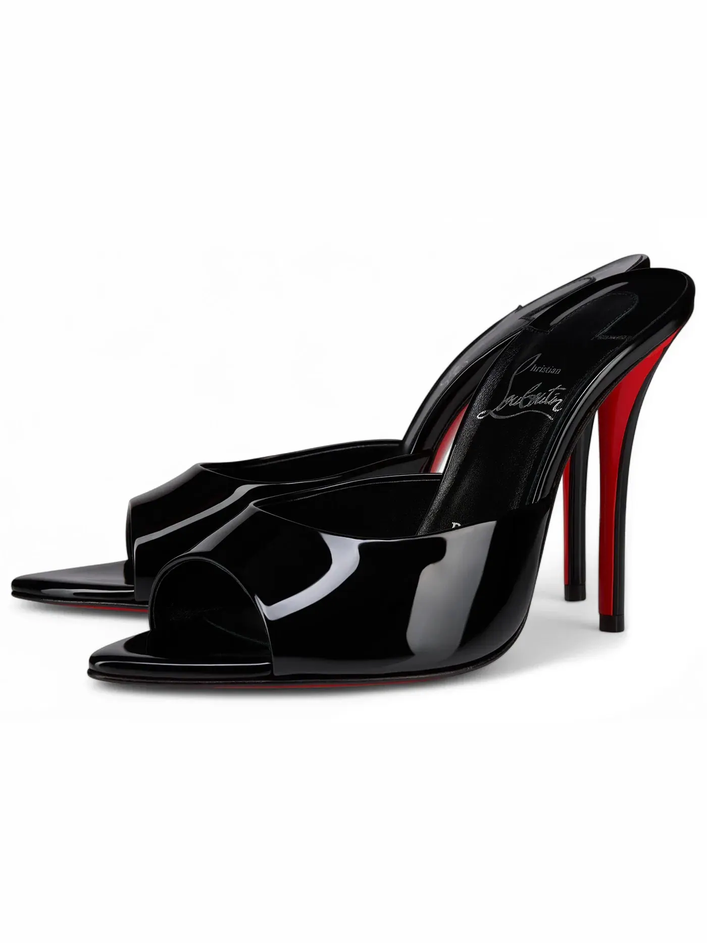 Женские босоножки на каблуке Miss Z Christian Louboutin — изображение 2 из 2, черный