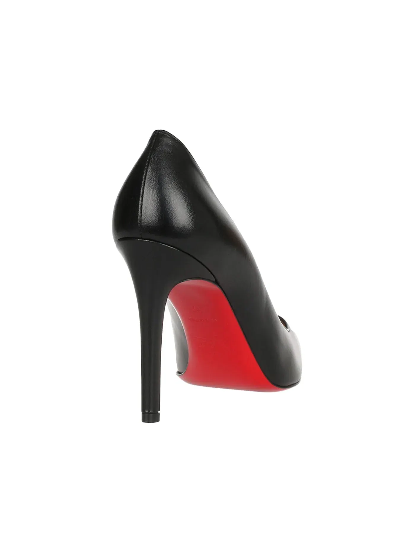 Женские туфли на каблуке с острым мысом Pigalle Christian Louboutin — изображение 2 из 2, черный красный