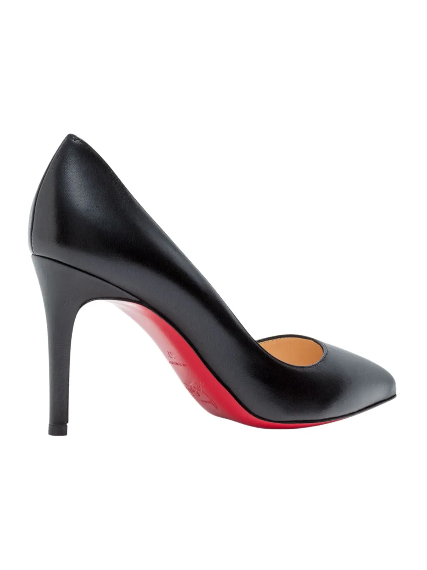 Женские туфли-лодочки на каблуке Pigalle Christian Louboutin — изображение 2 из 2, черный/красный