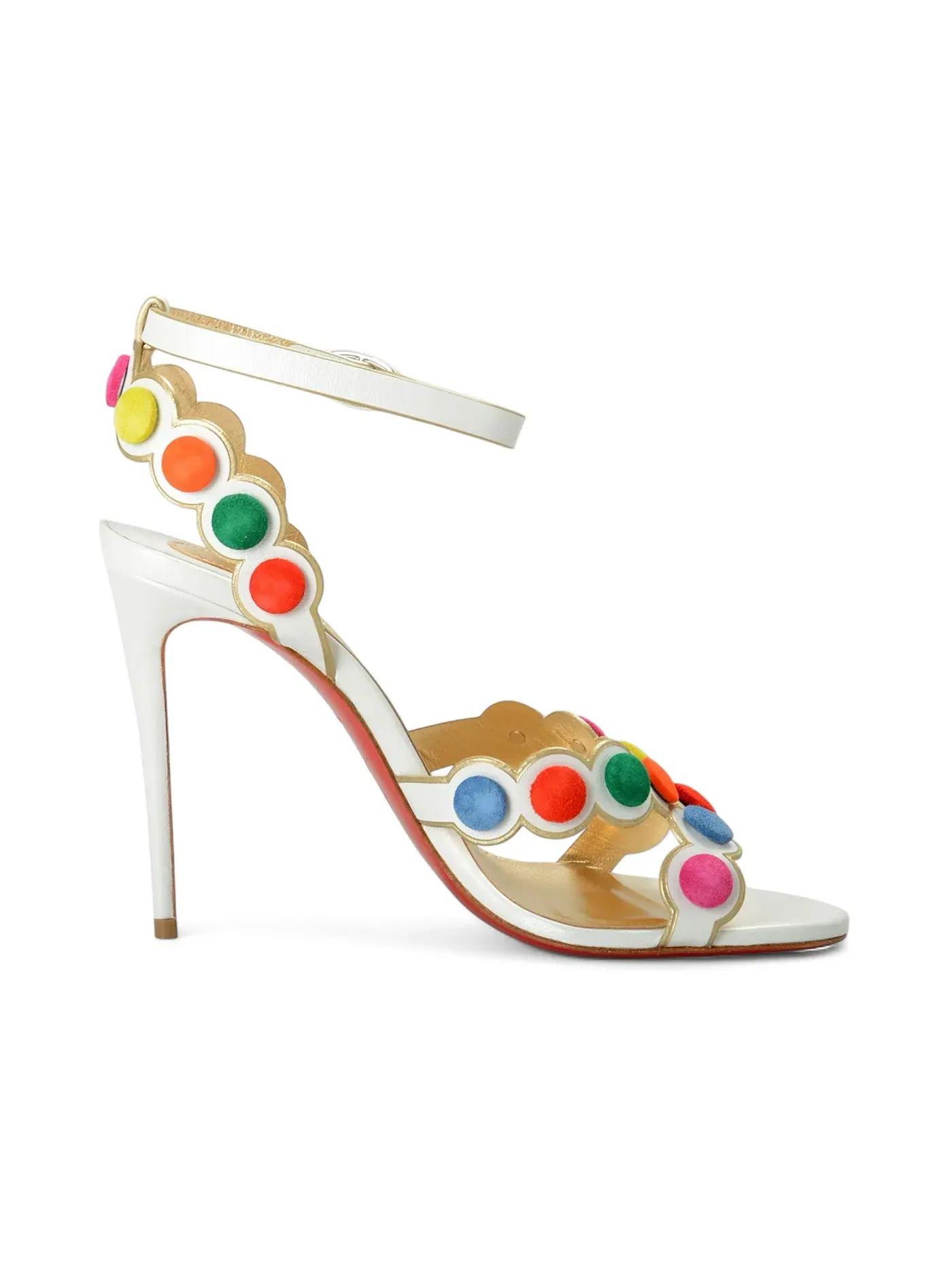 Женские босоножки на каблуке Smartissima 100 Christian Louboutin — изображение 1 из 1, мульти