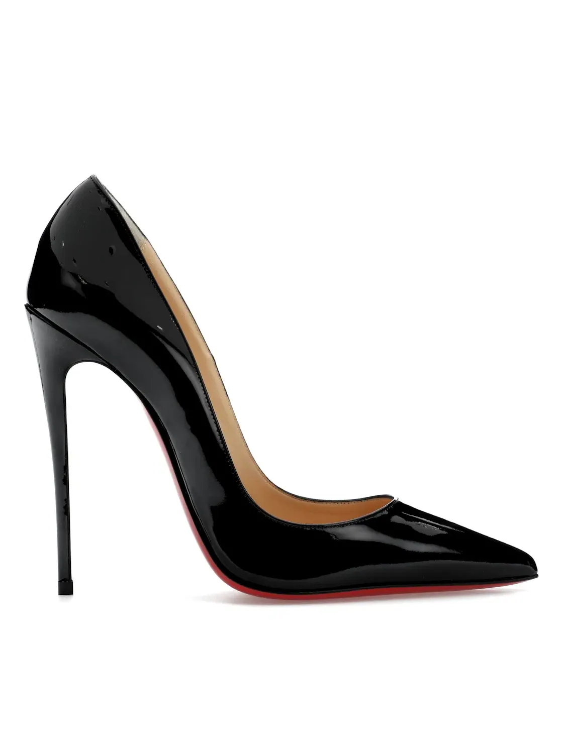 Женские туфли на каблуке с острым мысом So Kate Christian Louboutin — изображение 1 из 4, черный/красный