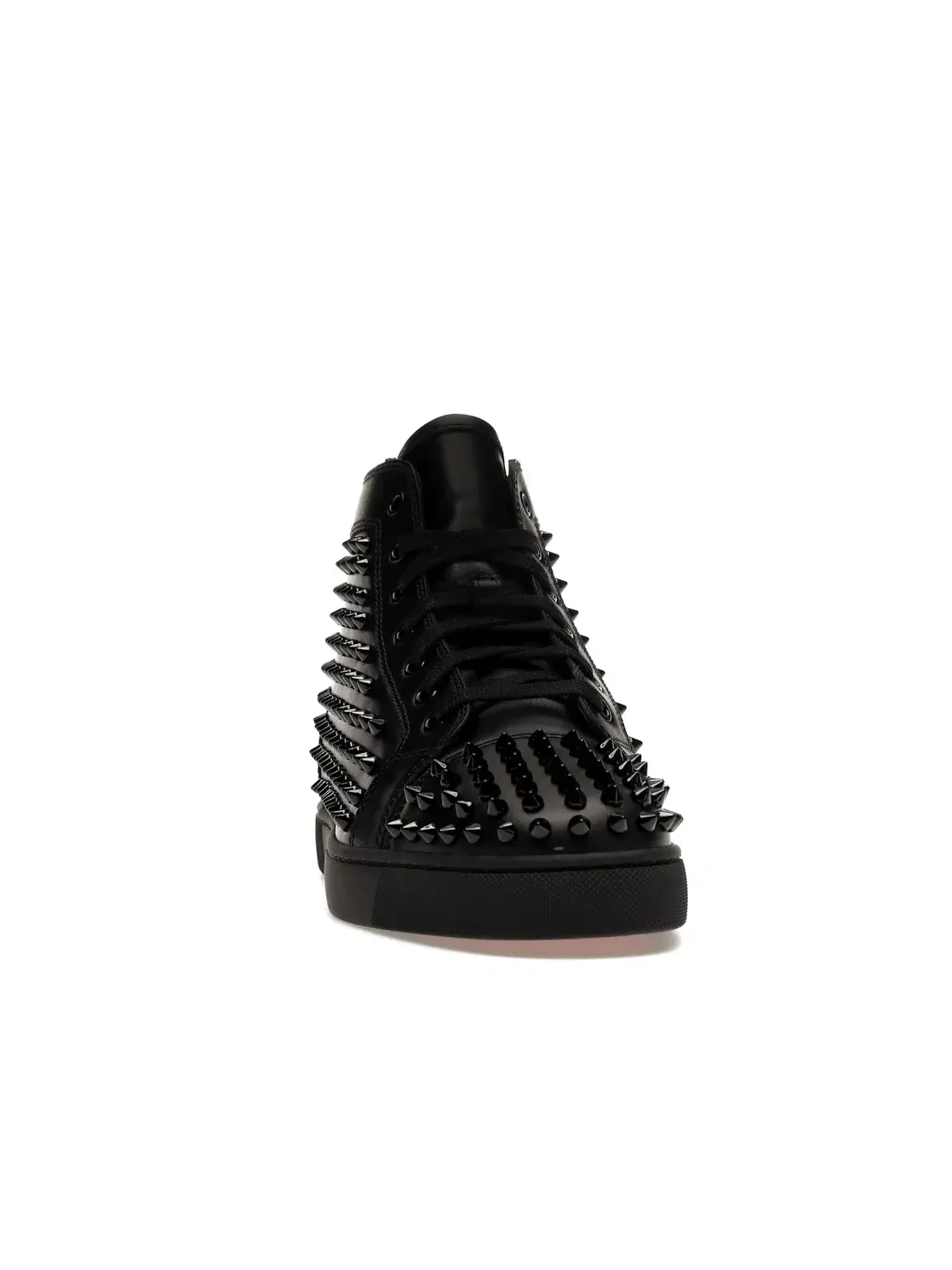 Мужские кроссовки с шипами Christian Louboutin Spikes High — изображение 2 из 4, черный/черный
