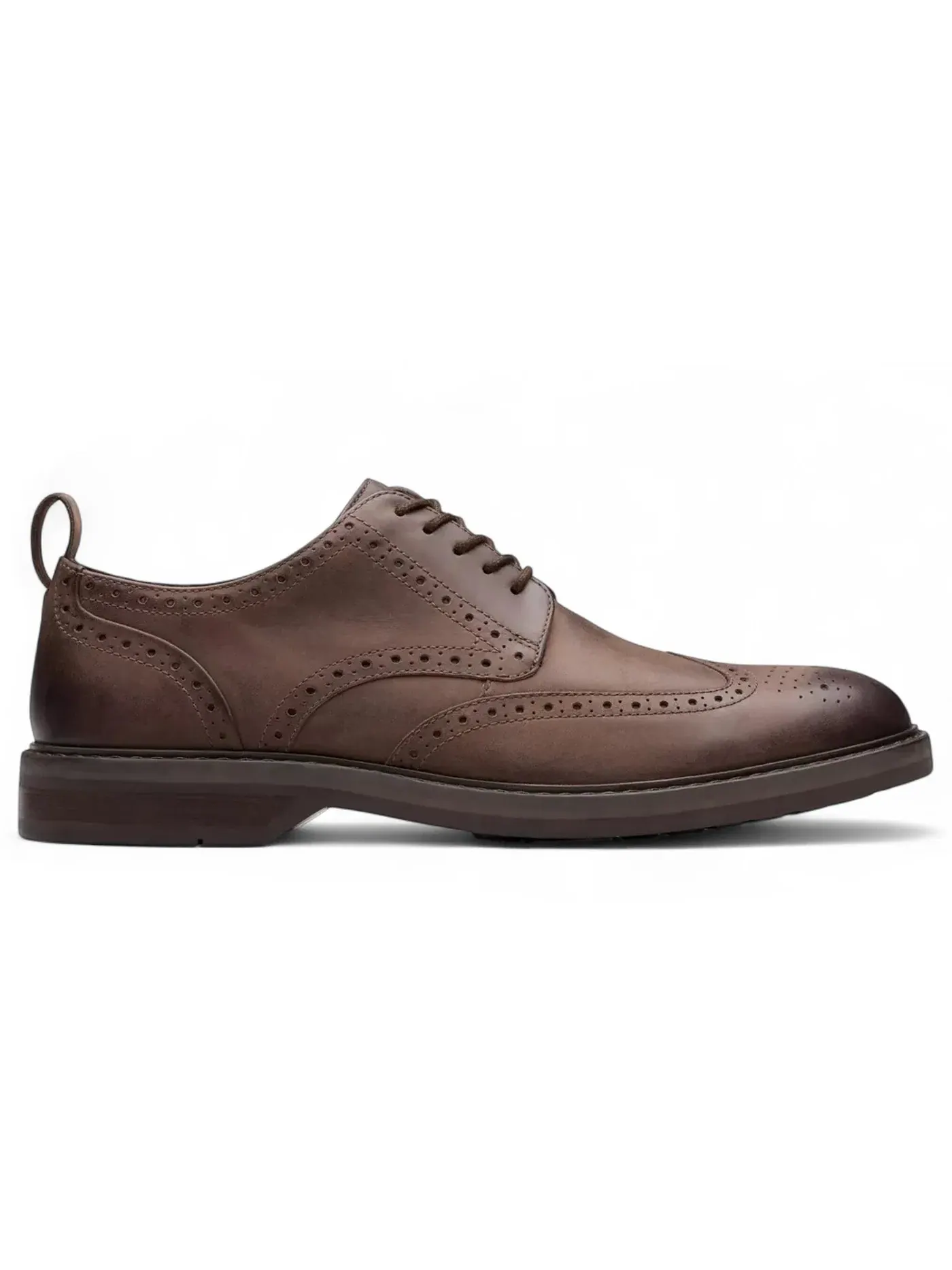 Мужские оксфорды из кожи Clarks Aldwin Limit — изображение 1 из 1, коричневый