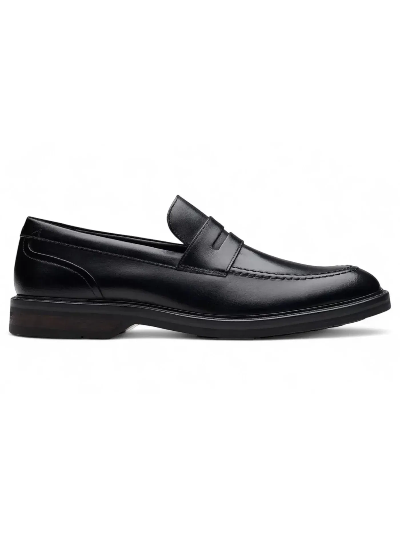Мужские лоферы из кожи Clarks Aldwin Step — изображение 1 из 1, черный