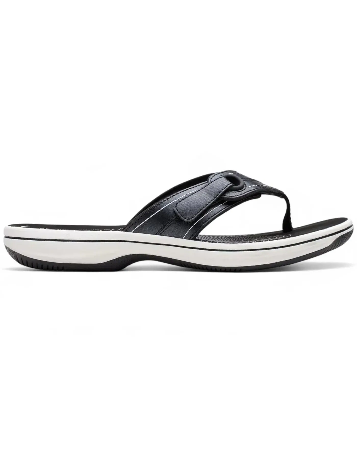 Женские сандалии-слайды Clarks Breeze Reyna — изображение 1 из 1, черный