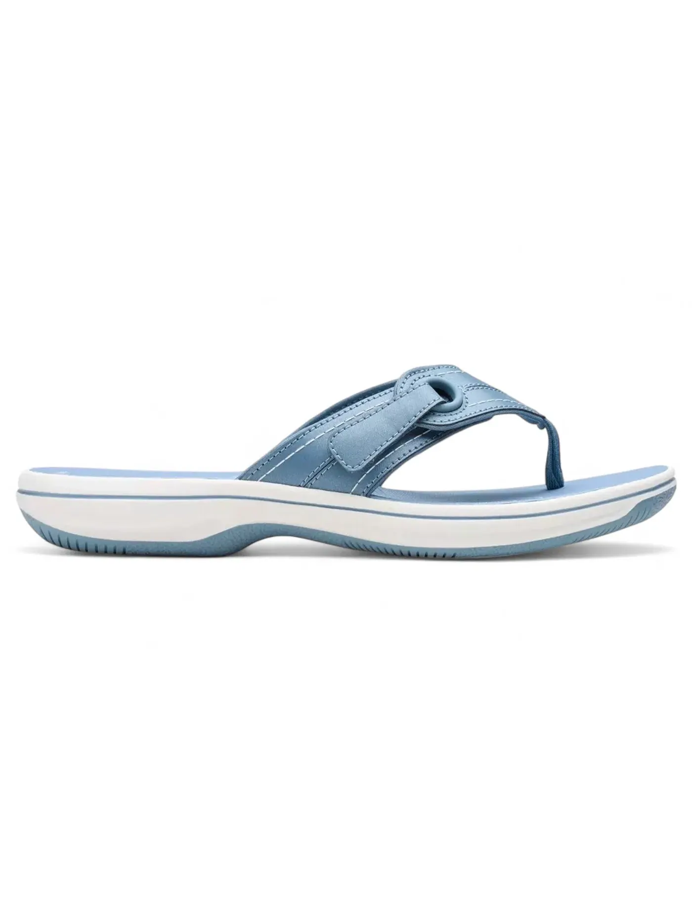 Женские сандалии с регулируемыми ремешками Clarks Breeze Reyna — изображение 1 из 1, джинсовый синий