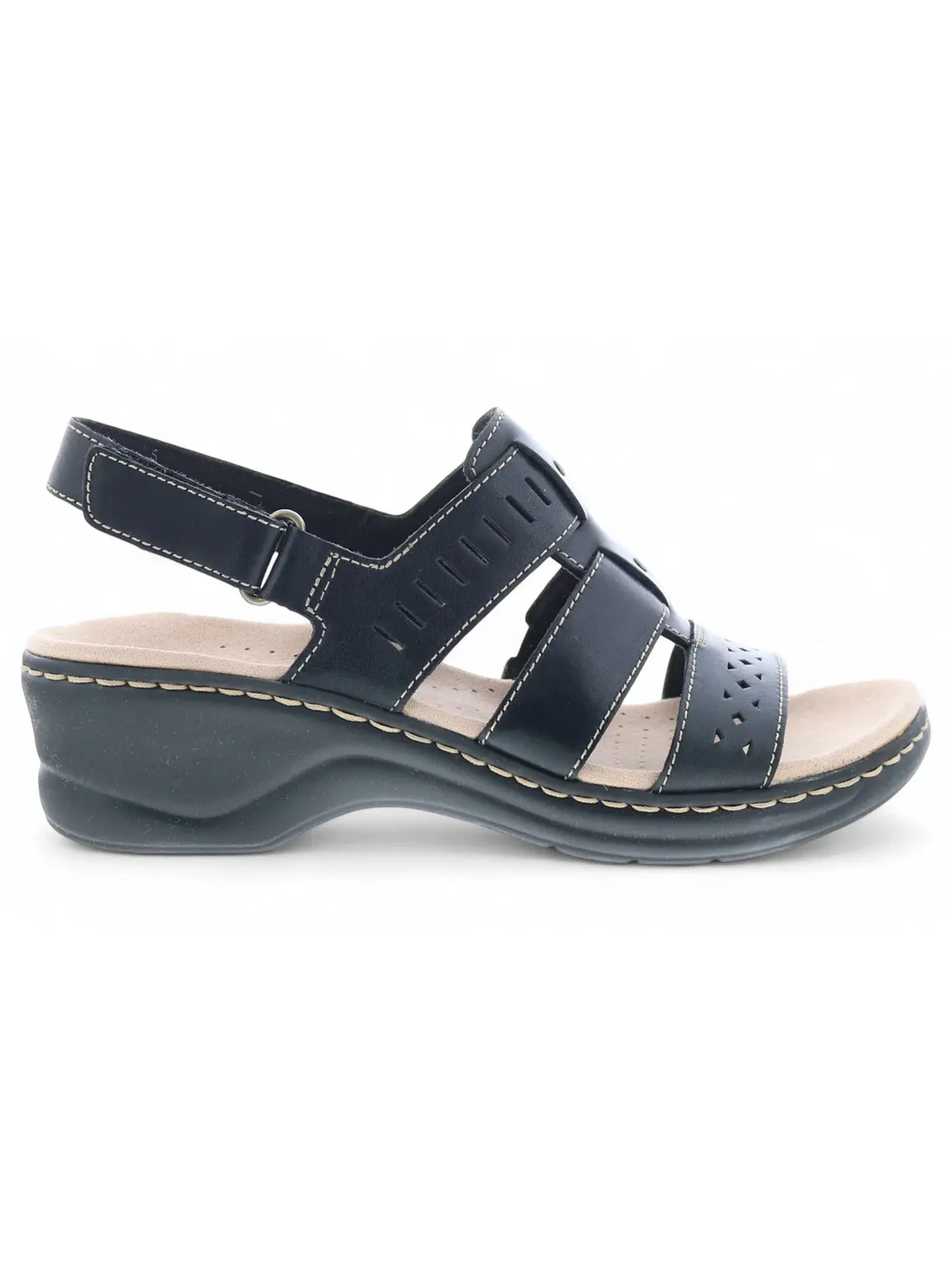 Женские сандалии на плоской подошве Clarks Camzin Hale — изображение 1 из 1, черный