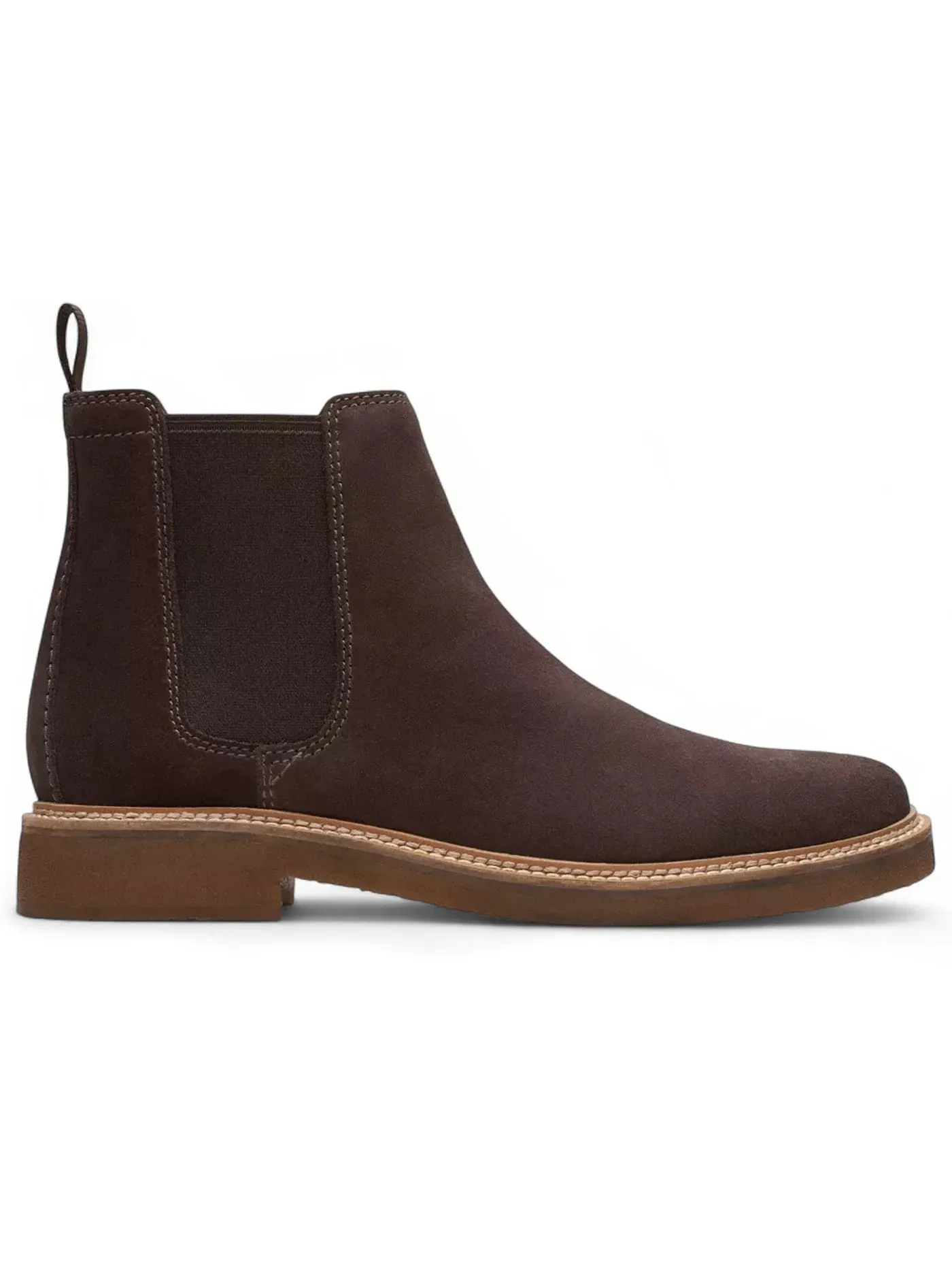 Мужские ботинки из замши Clarks Clarkdale Easy — изображение 1 из 1, темный коричневый