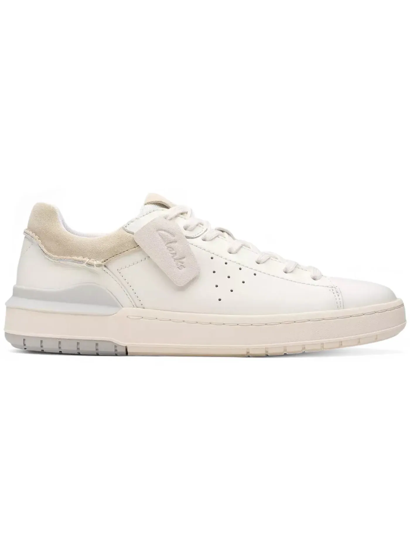 Мужские кроссовки Lifestyle Clarks Courtlite 2 Run — изображение 1 из 1, белый
