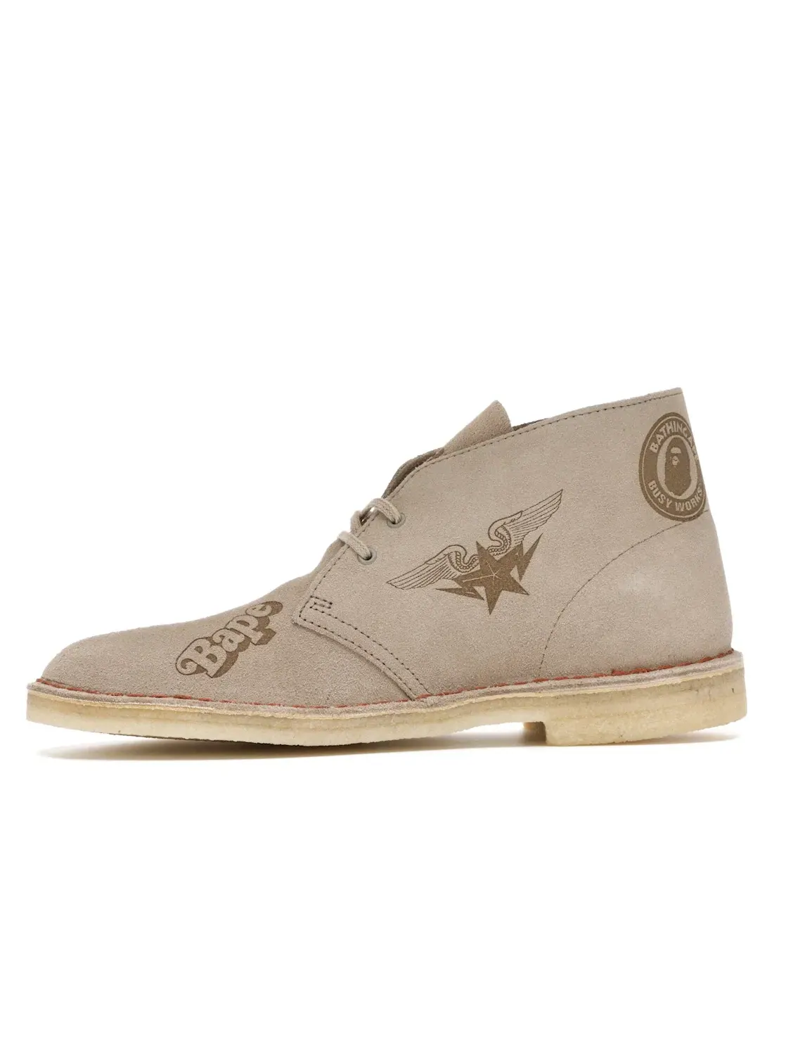 Мужские ботинки Clarks Desert Boot Grey — изображение 3 из 4