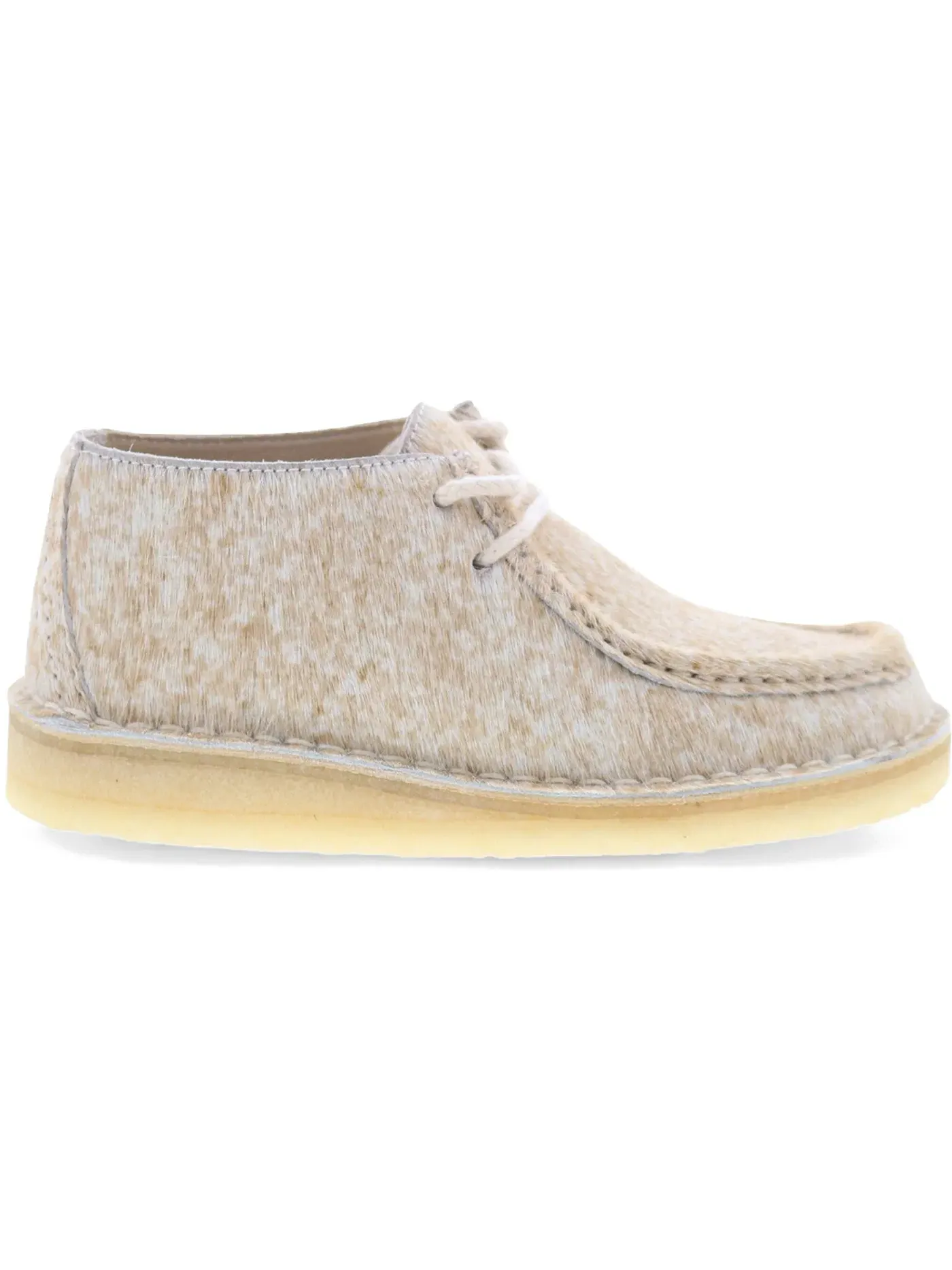 Женские оксфорды с узором из крапин Desert Nomad Clarks — изображение 1 из 1, бежевый