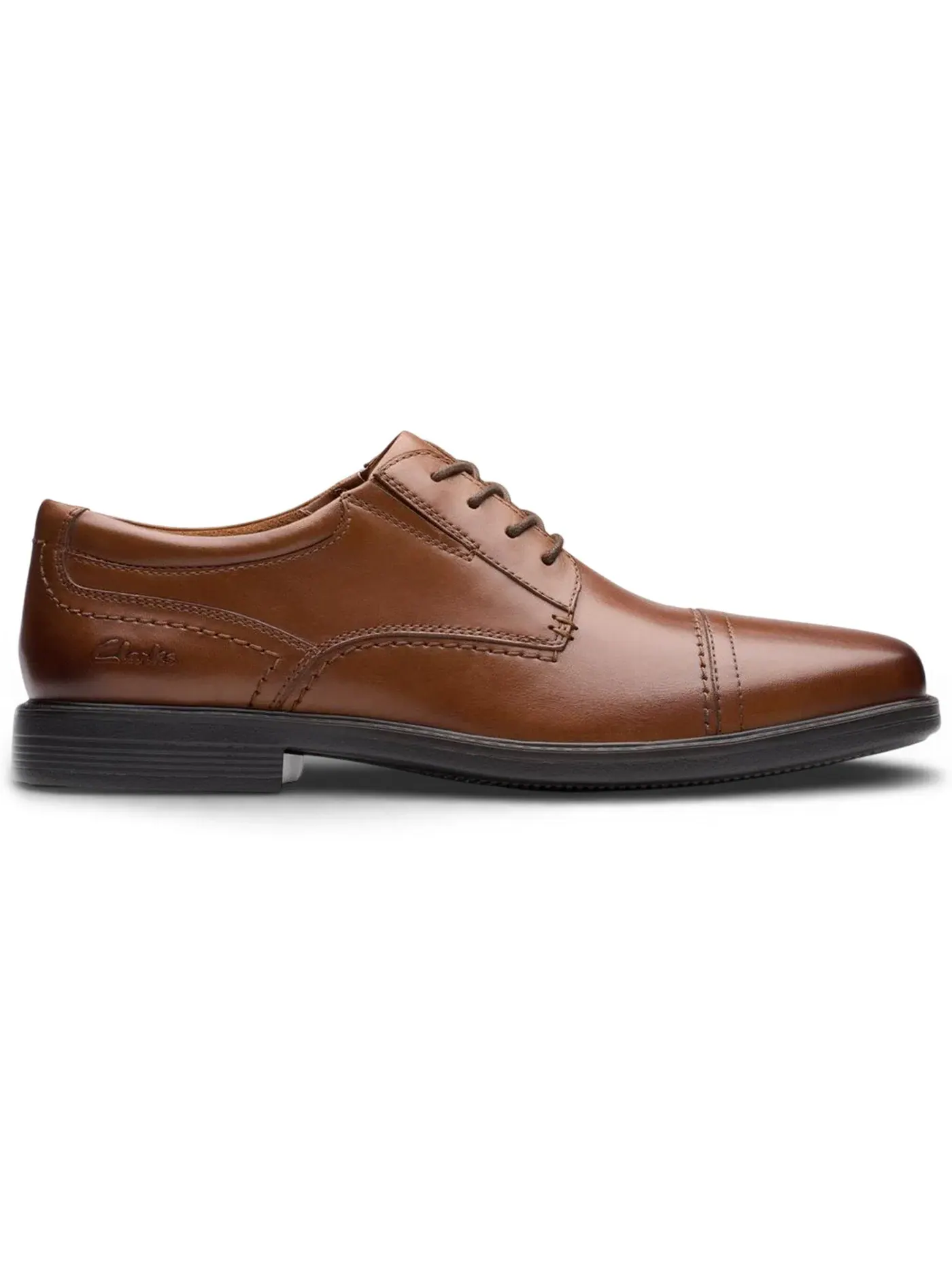 Мужские оксфорды из кожи Cap Tan Leather Clarks — изображение 1 из 1, бежевый