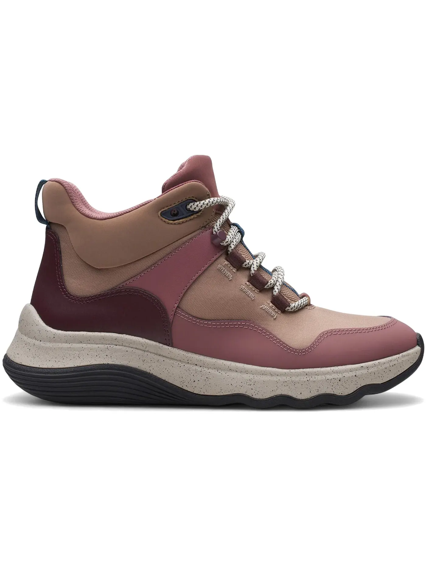 Женские ботинки из кожи Clarks Jaunt Lo, Taupe Combi — изображение 1 из 1