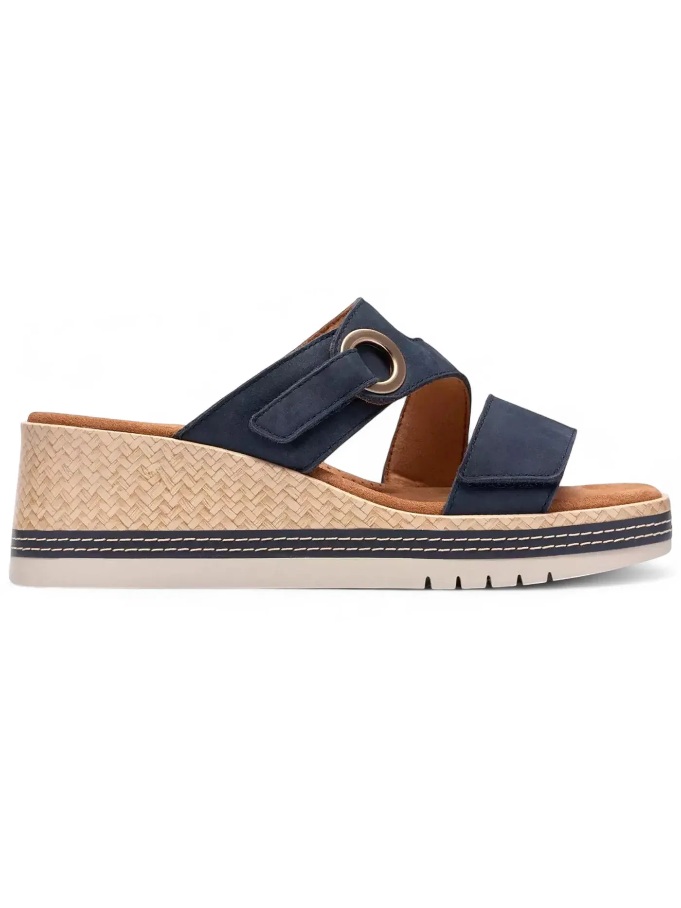 Женские сандалии из нубука Clarks Kidiki Cove — изображение 1 из 1, темно-синий