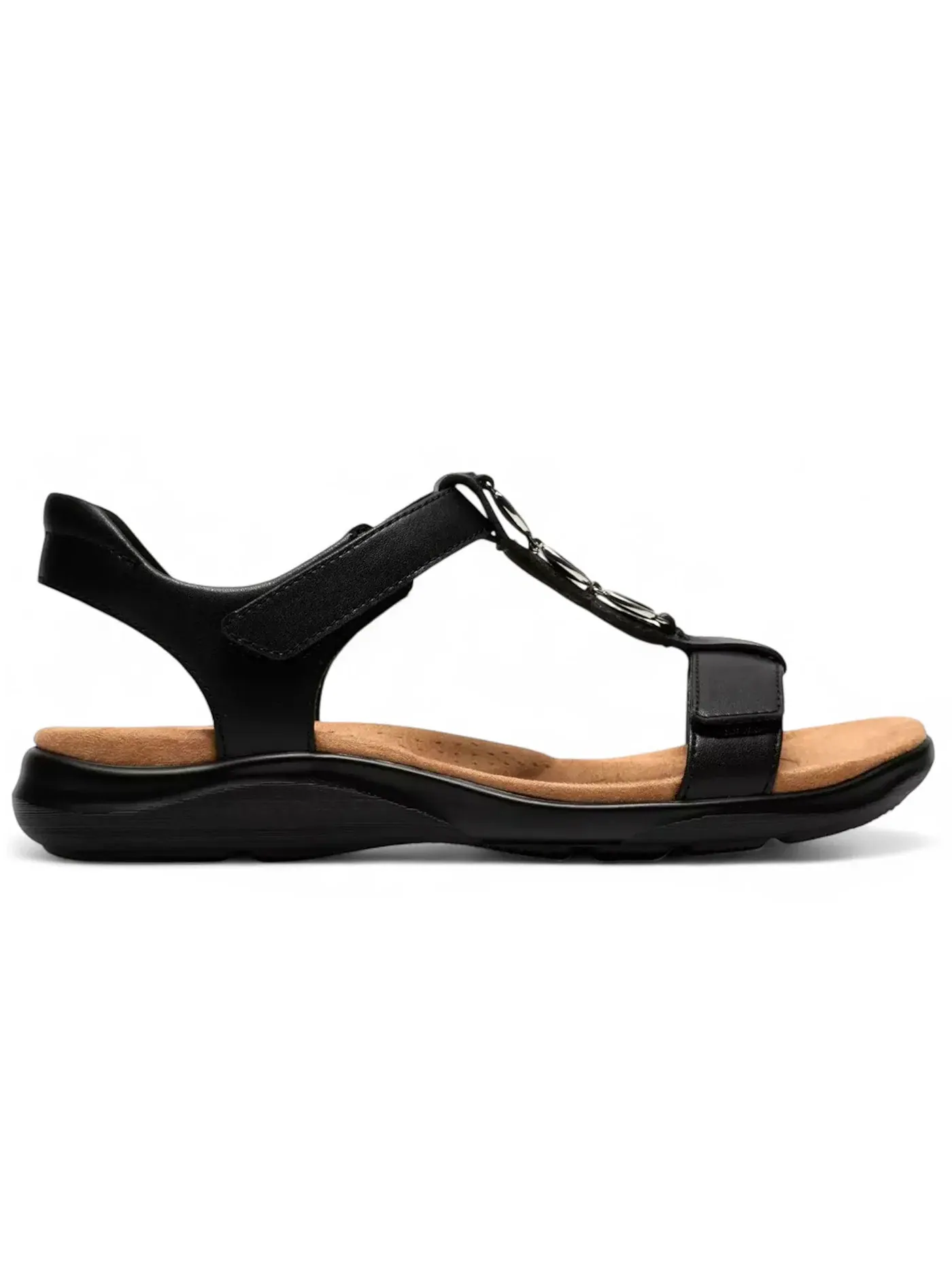 Женские сандалии-слайды Кларкс Clarks Kitly Gem — изображение 1 из 1, черный