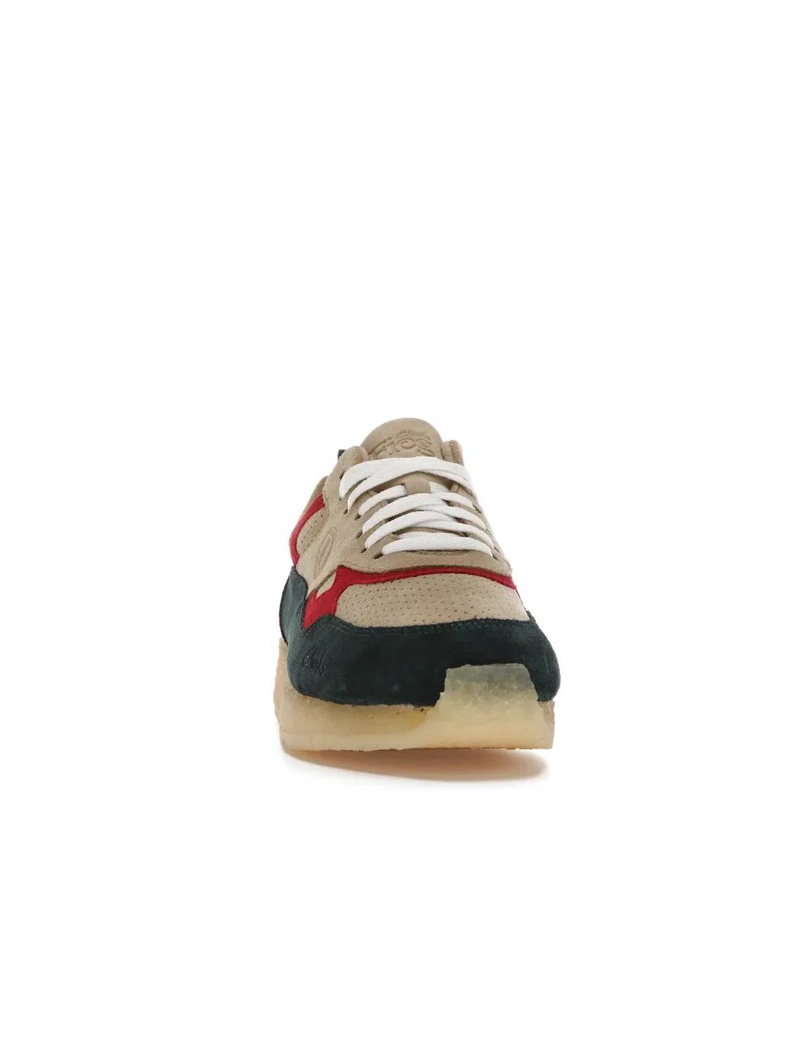 Мужские кроссовки Lifestyle с принтом Clarks Lockhill Clarks — изображение 2 из 4, бежевый/зеленый/красный