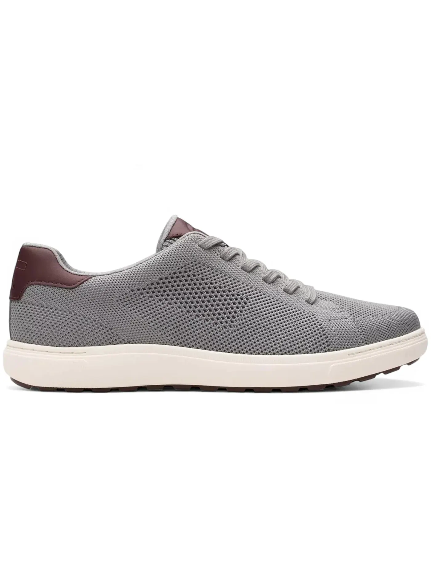 Мужские кроссовки для повседневной носки Clarks Mapstone Lace — изображение 1 из 1, серый