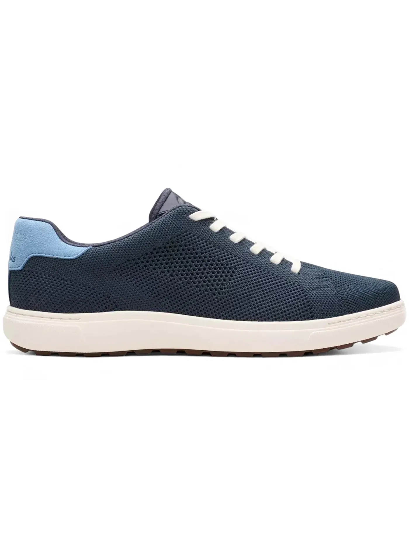 Мужские повседневные кроссовки Clarks Mapstone Lace — изображение 1 из 1, темно-синий