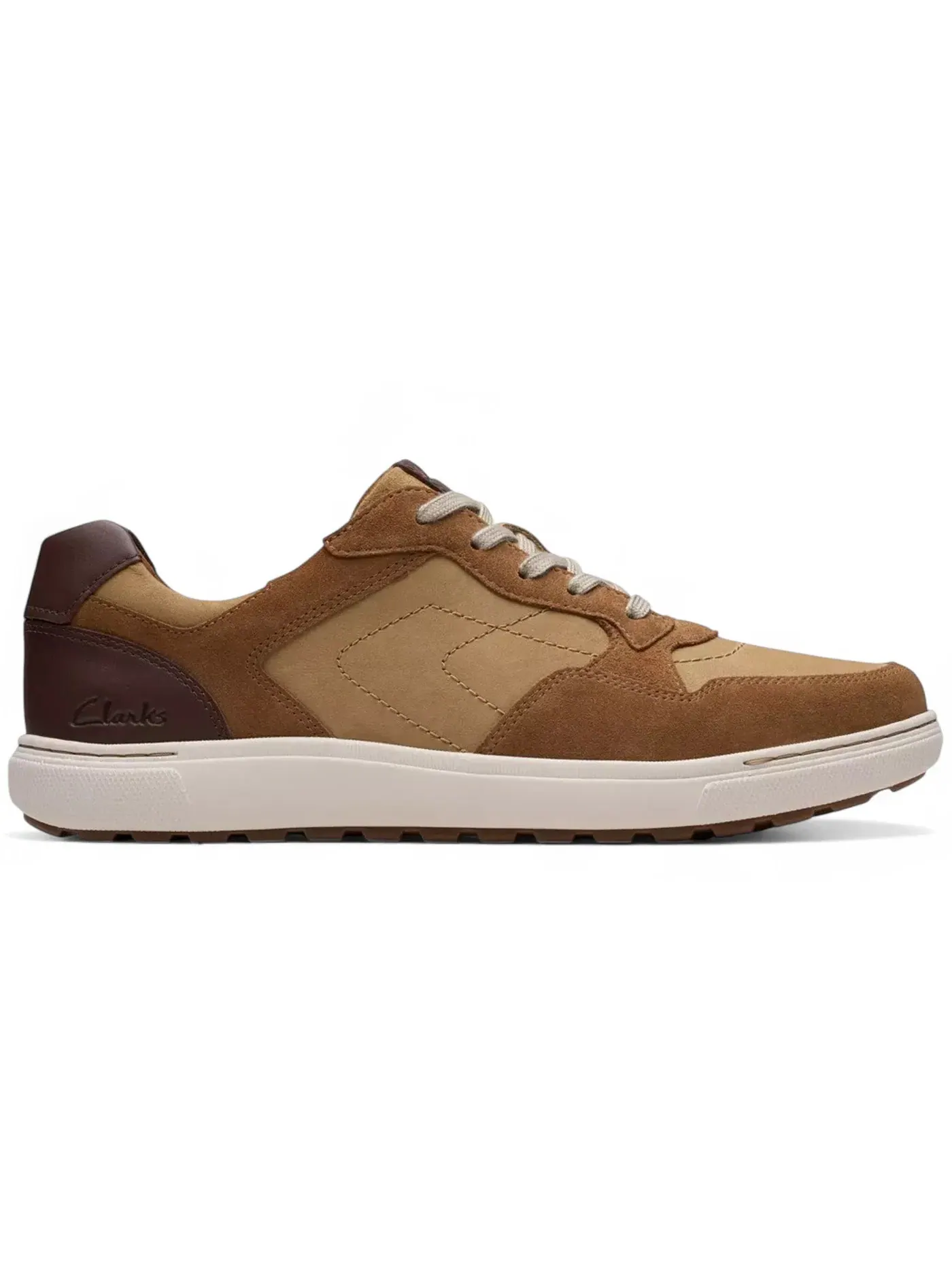 Мужские оксфорды без шнуровки Clarks Mapstone Sport, Cola Combination — изображение 1 из 1