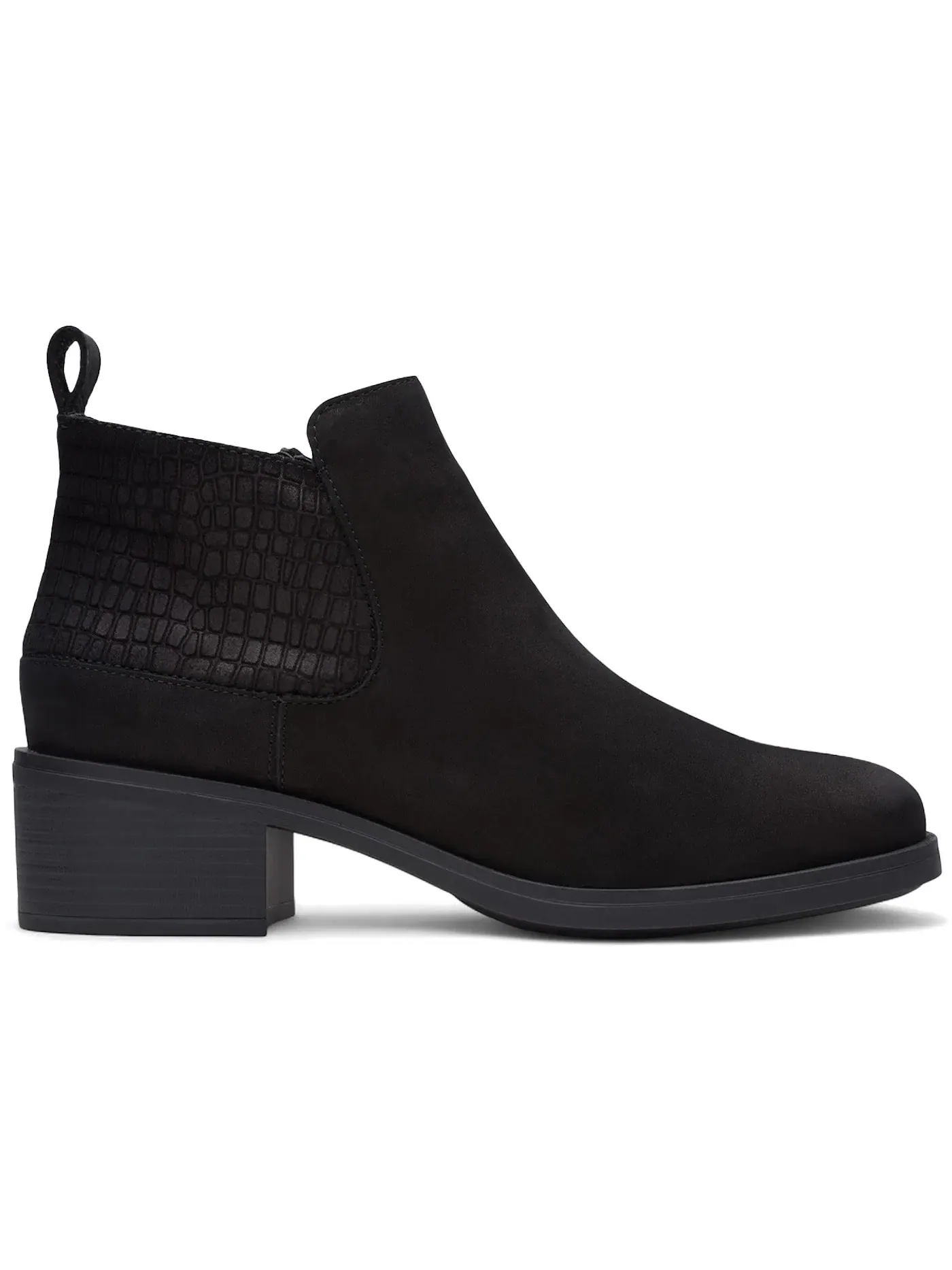 Женские ботинки из кожи с застежкой-молнией Clarks Memi Zip — изображение 1 из 1, черный